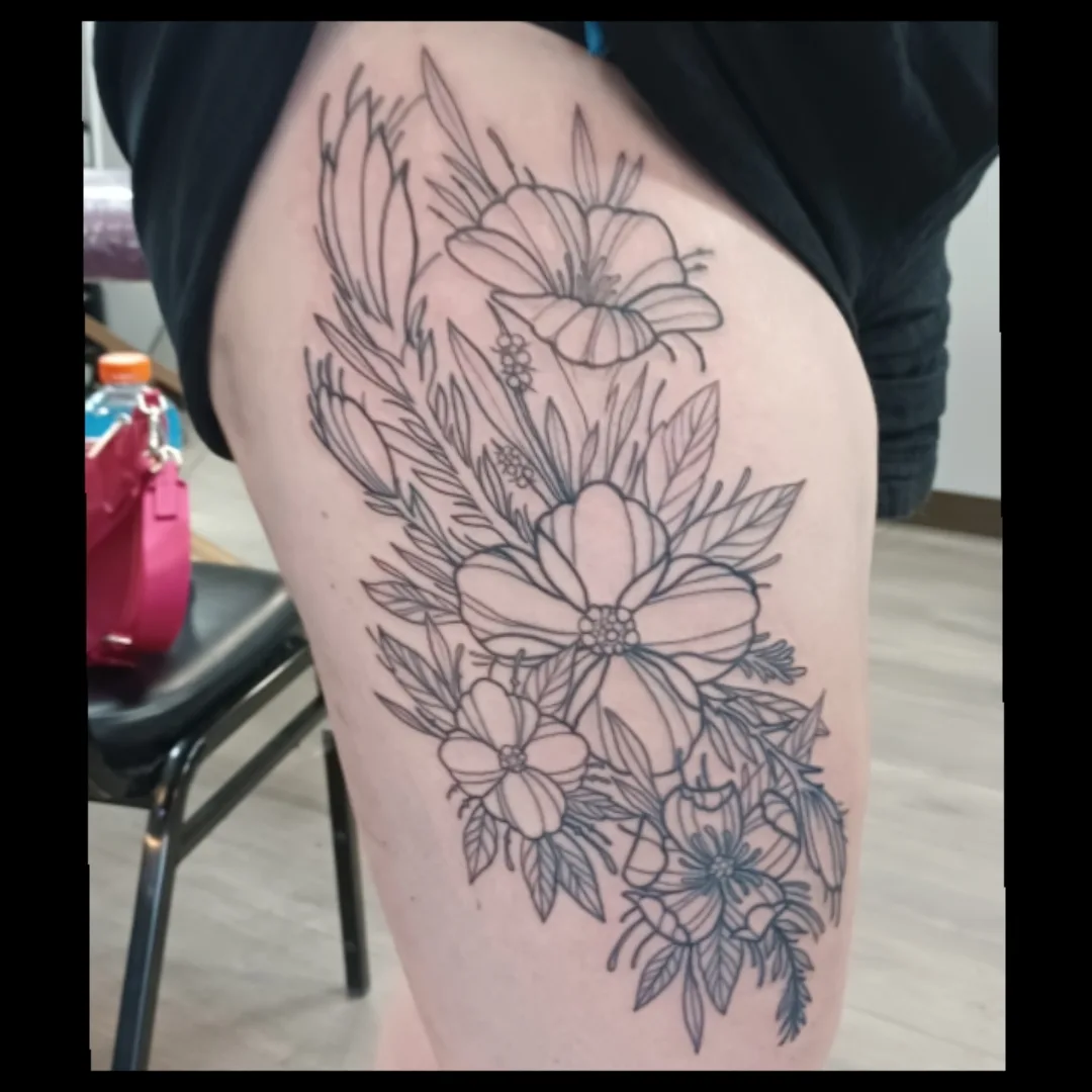 Tattoo by @nathanbauerart — black_and_grey