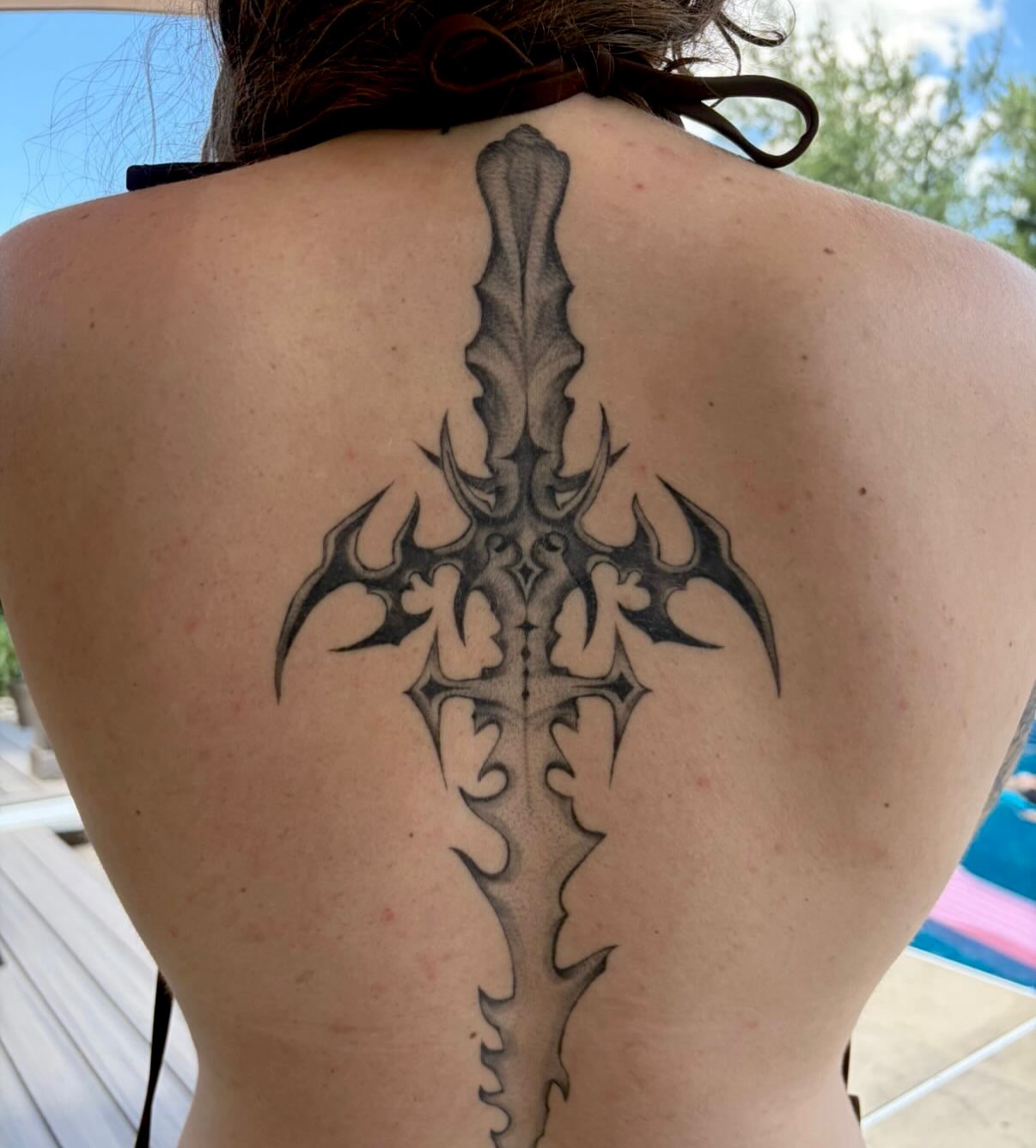 Tattoo by @zeebrruh_ — black_and_grey