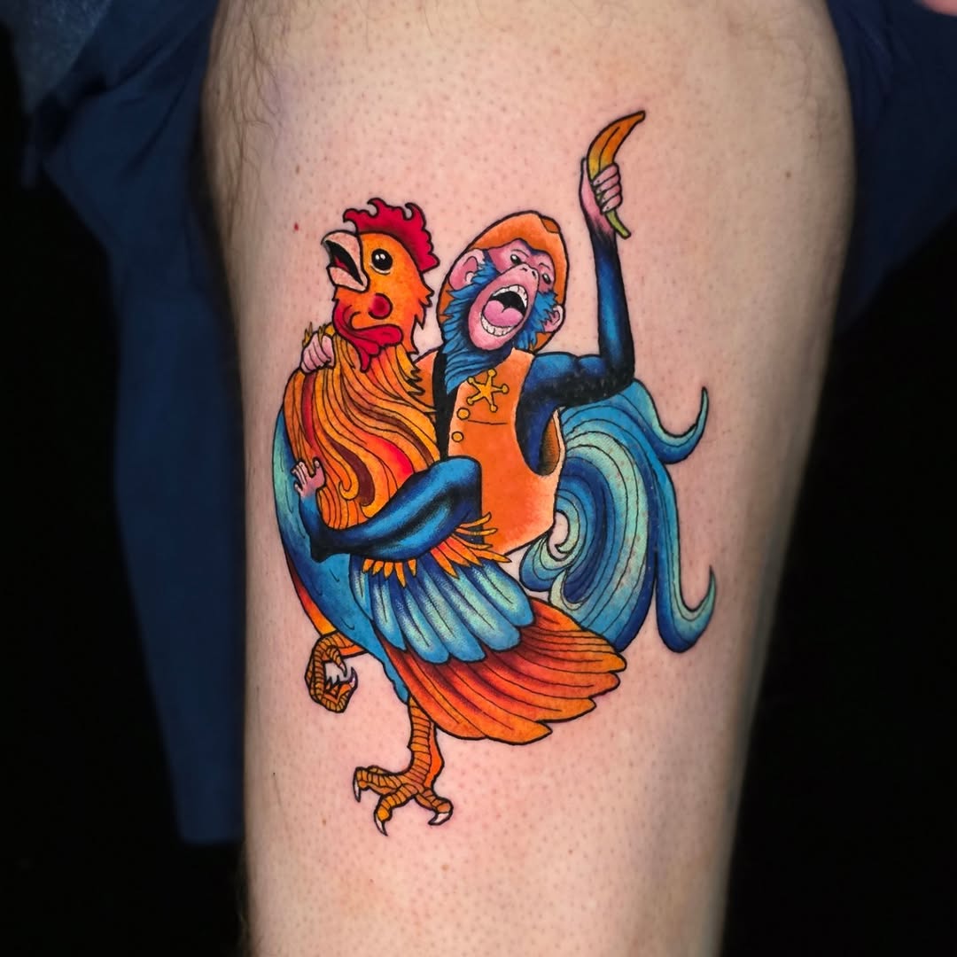 Tattoo by @inkbybcake โ new_school