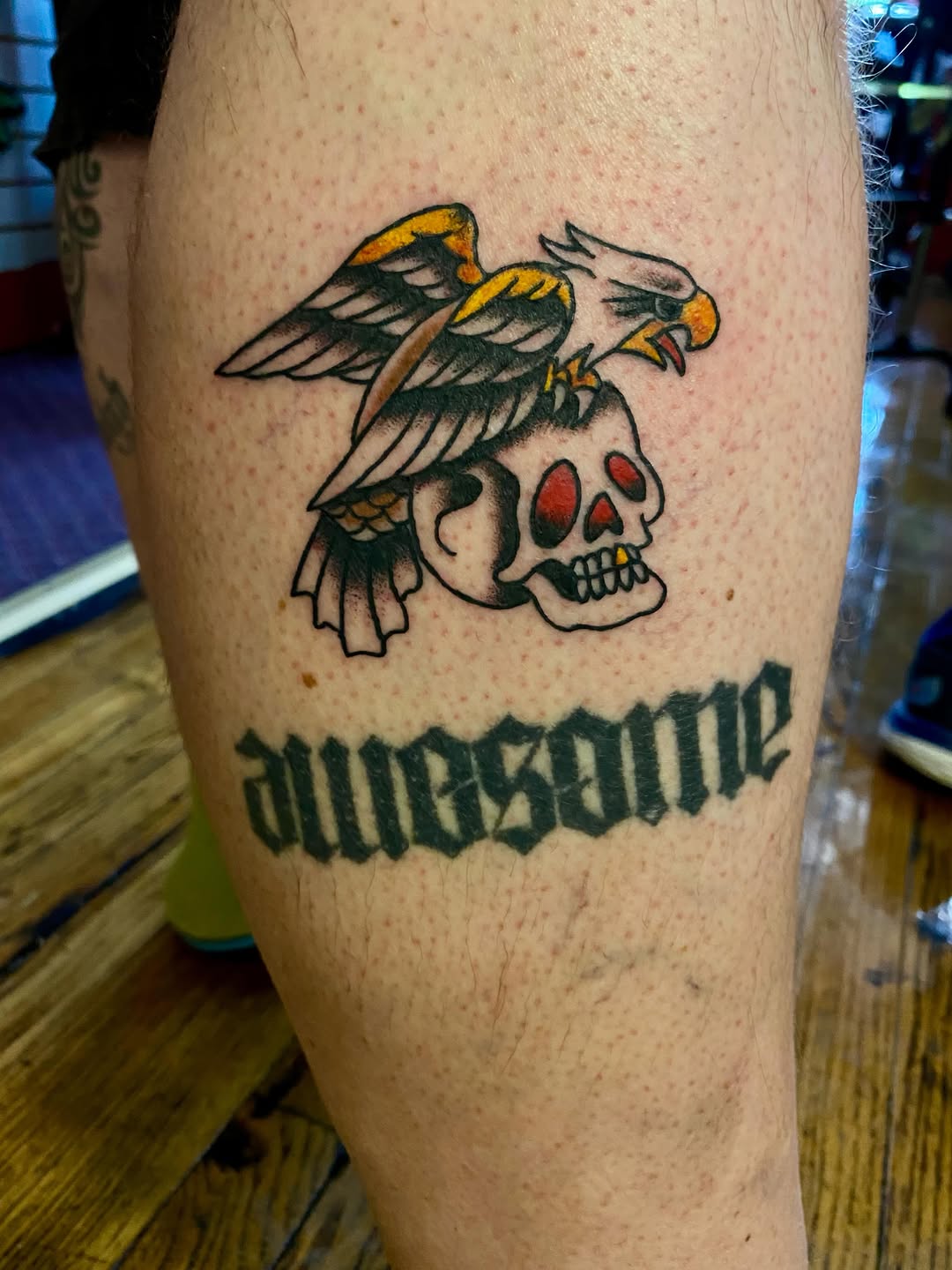 Tattoo by @tommyoconnell_tattoo โ american_traditional, lettering_script