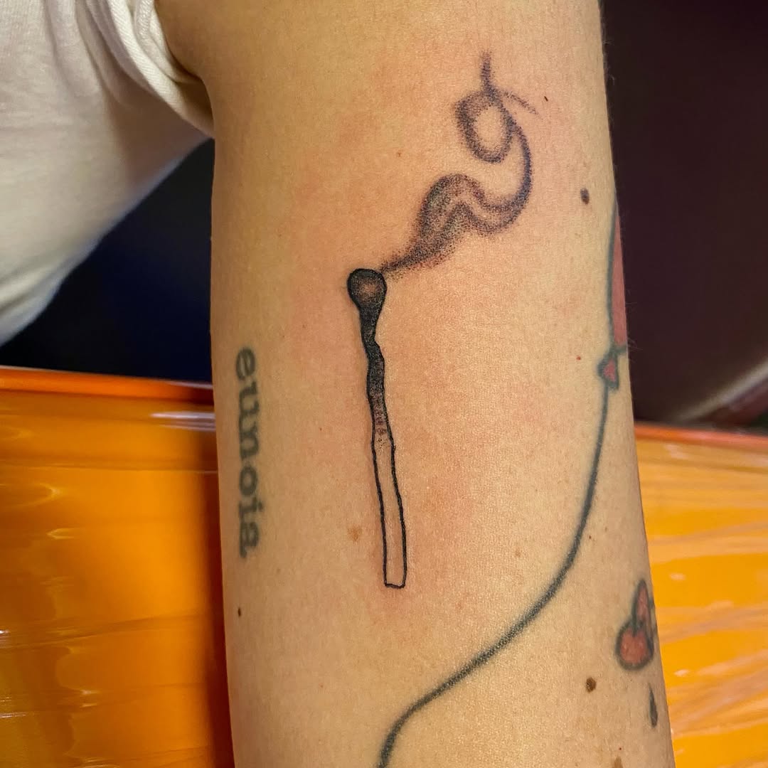 Tattoo by @tommyoconnell_tattoo โ fine_line, black_and_grey