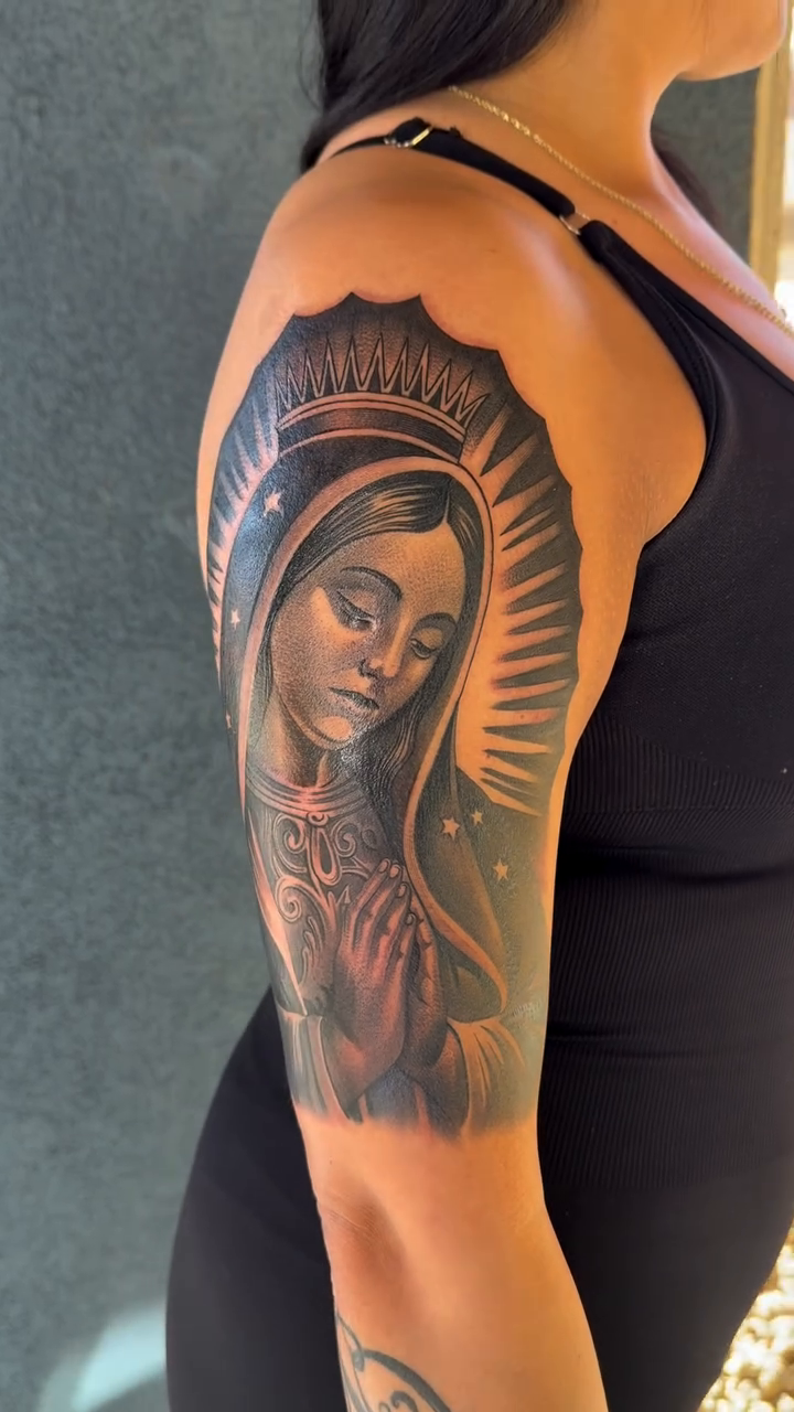 Tattoo by @bigtoons21 — black_and_grey, realism