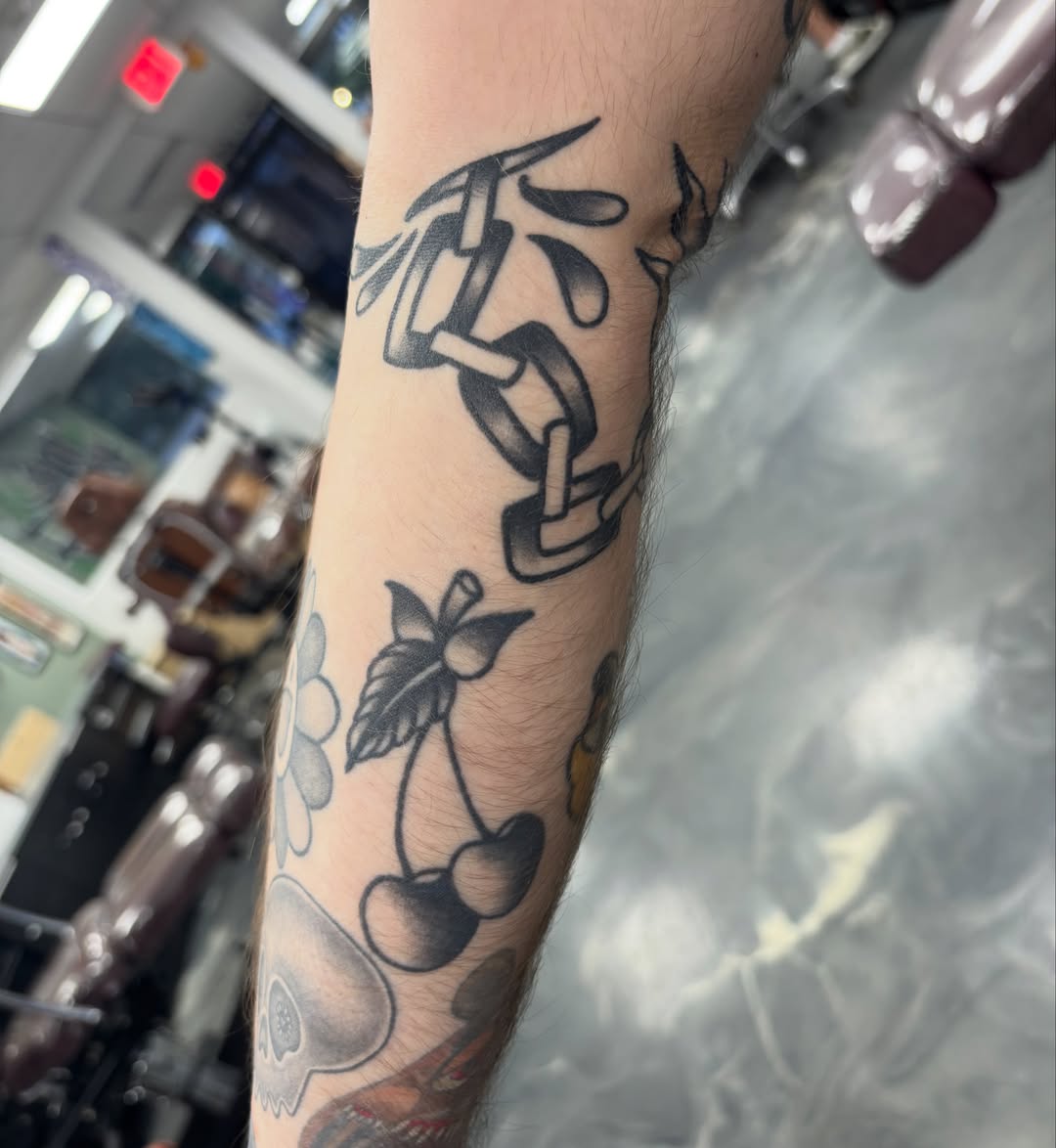 Tattoo by @koma_tk — black_and_grey