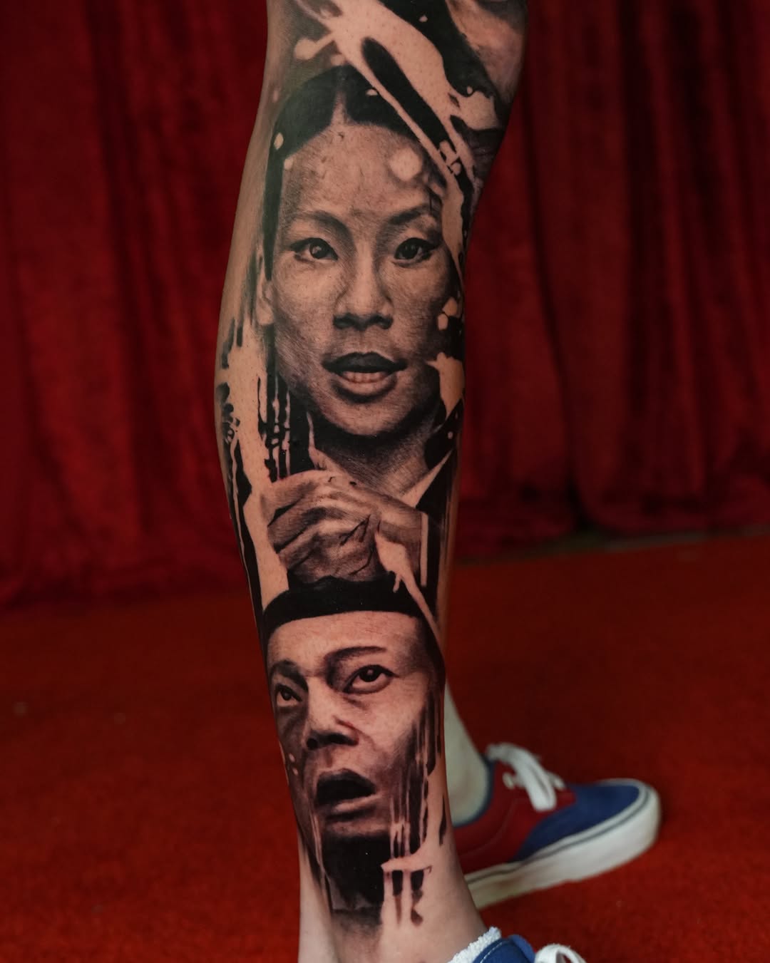 Tattoo by @nik__ink — realism, black_and_grey