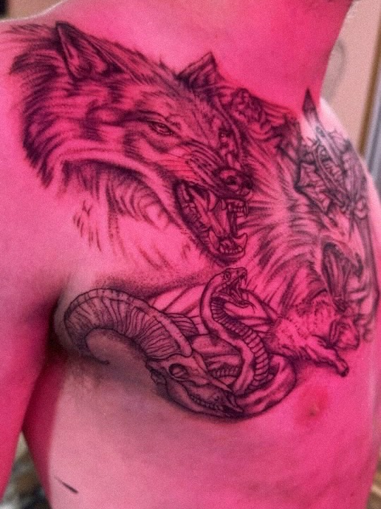 Tattoo by @pimp.myhide — black_and_grey