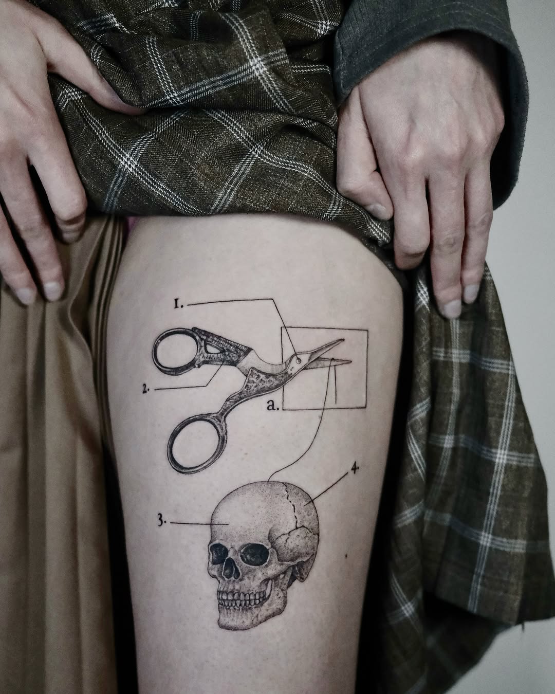 Tattoo by @parkkaro โ black_and_grey, geometric