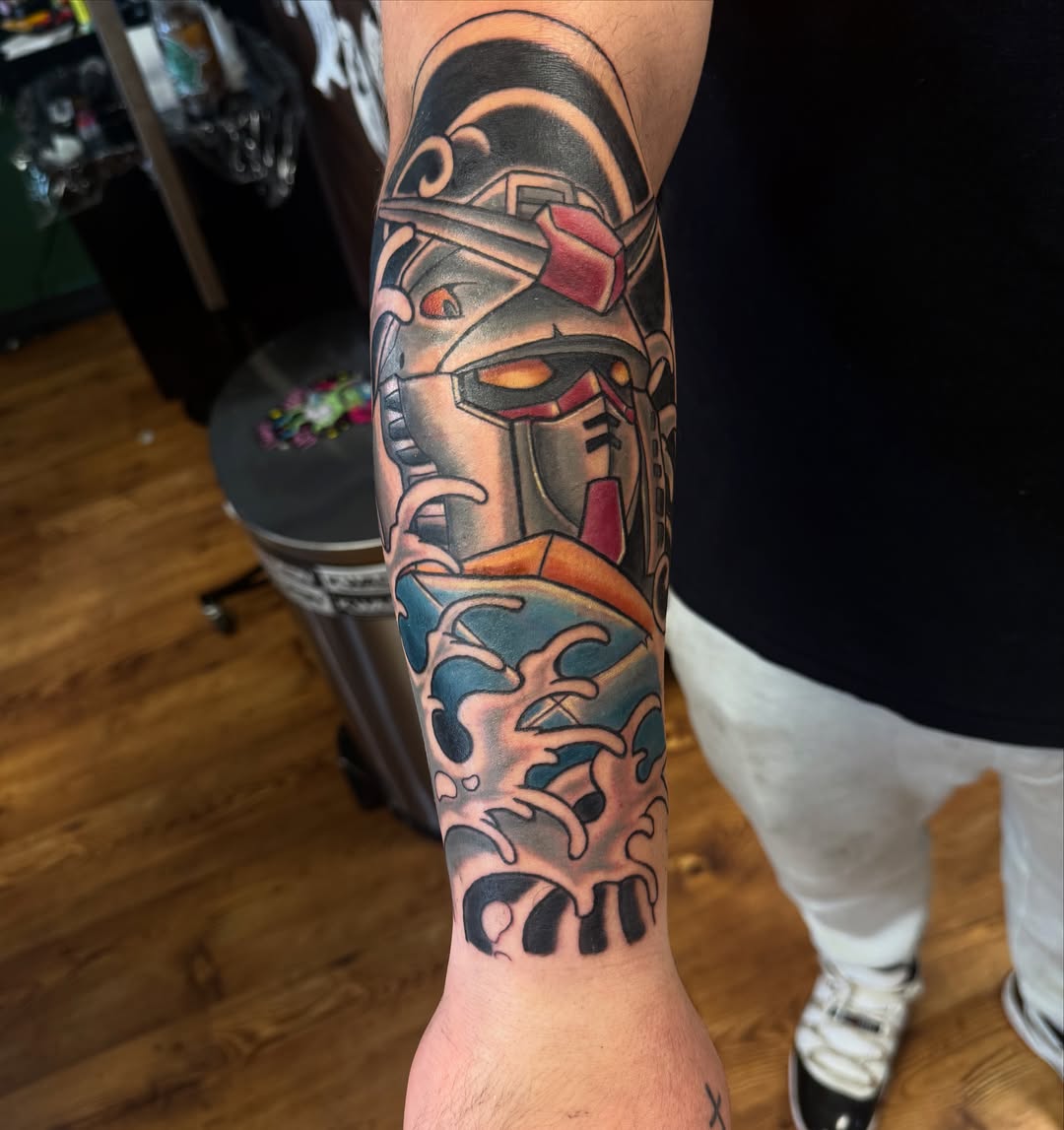Tattoo by @sideshow_artist — geometric, anime