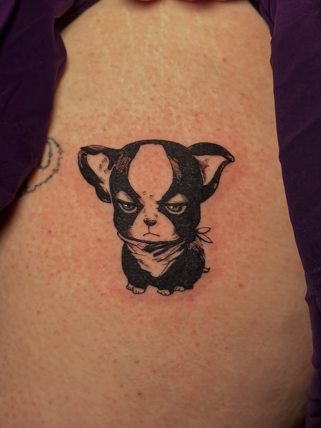 Tattoo by @peach_punk — illustrative, black_and_grey