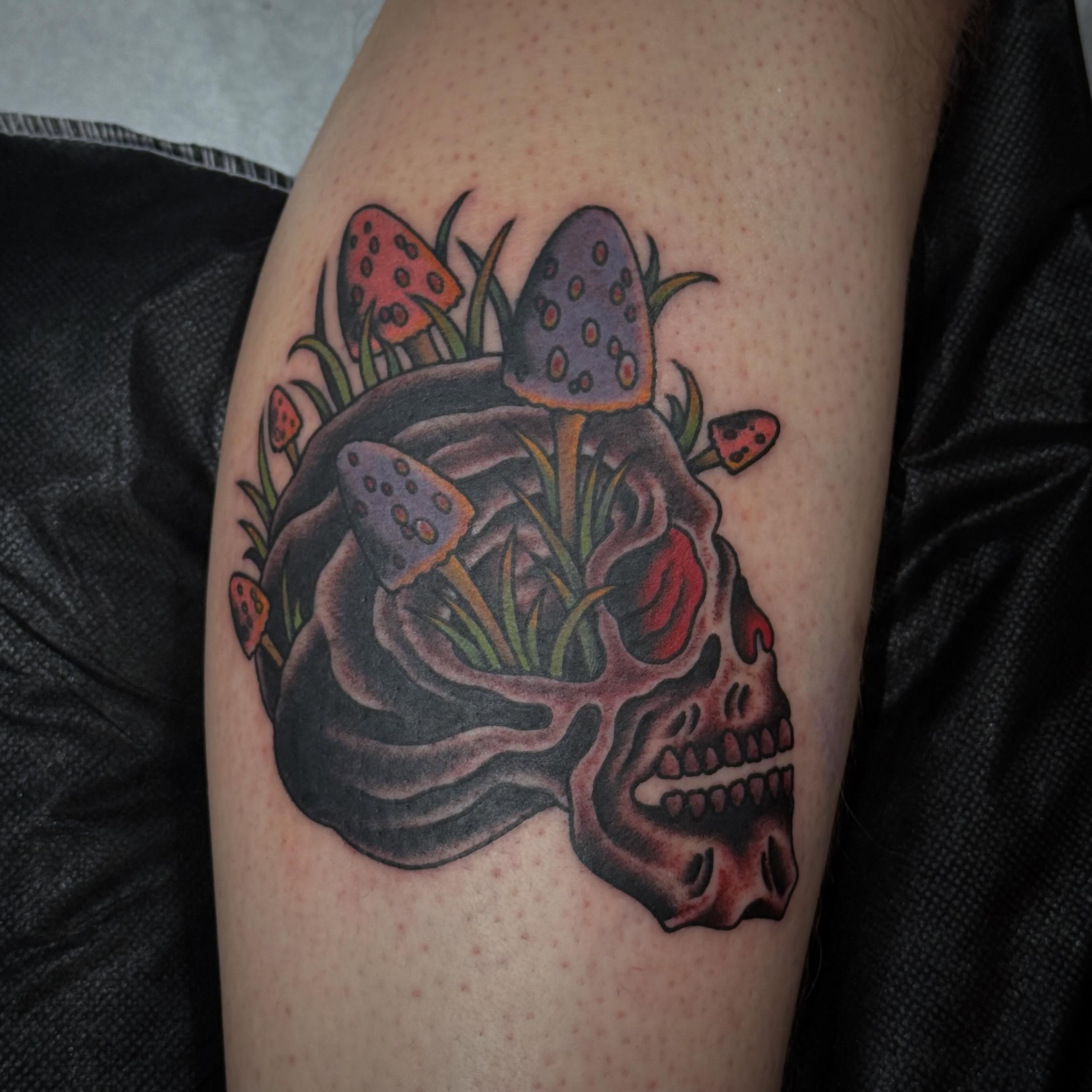 Tattoo by @laurent_trelaun — american_traditional, dotwork
