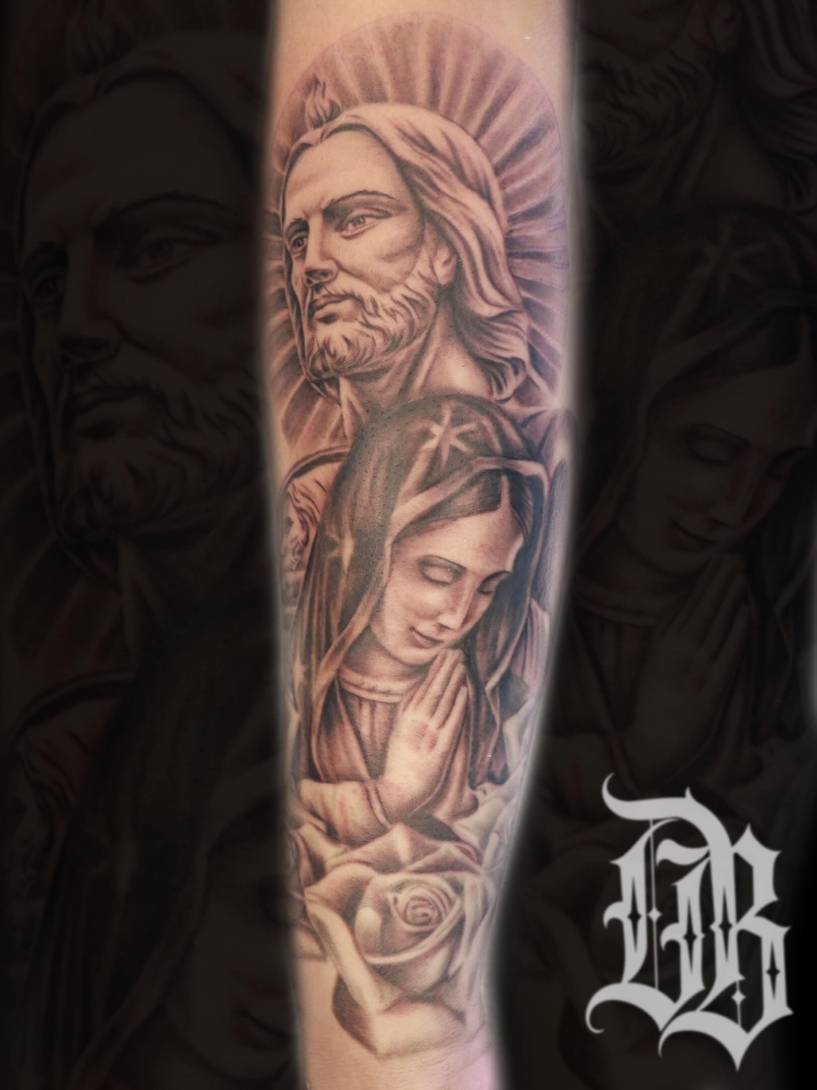 Tattoo by @dannyboy_tattz — realism, black_and_grey