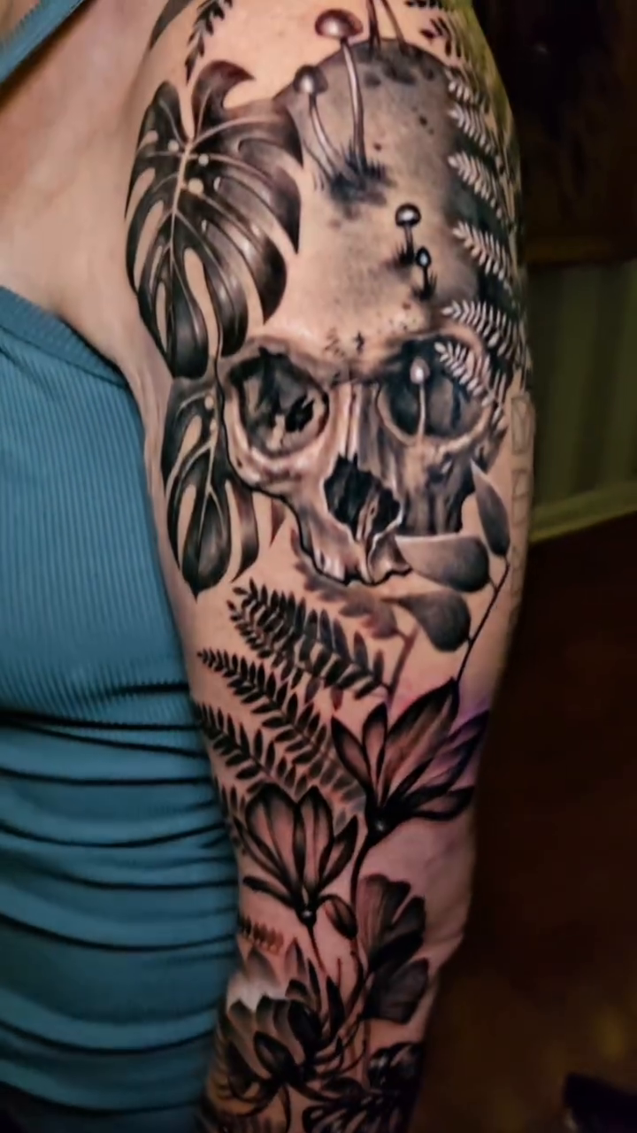 Tattoo by @inkbyrain — realism, black_and_grey