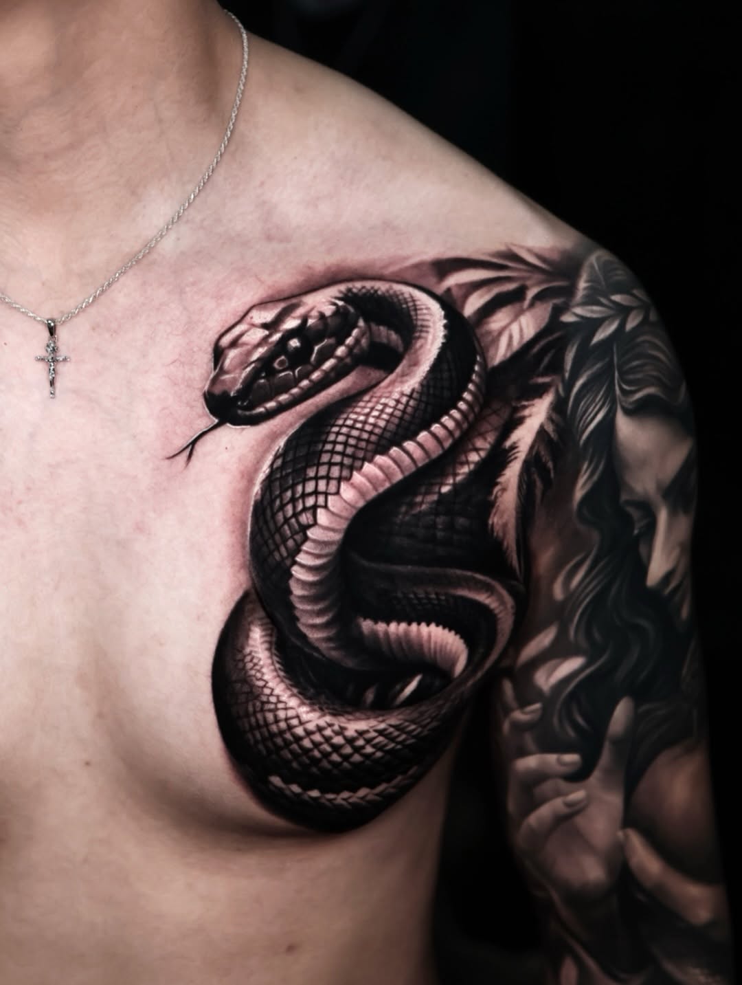Tattoo by @steven1nk — realism, black_and_grey