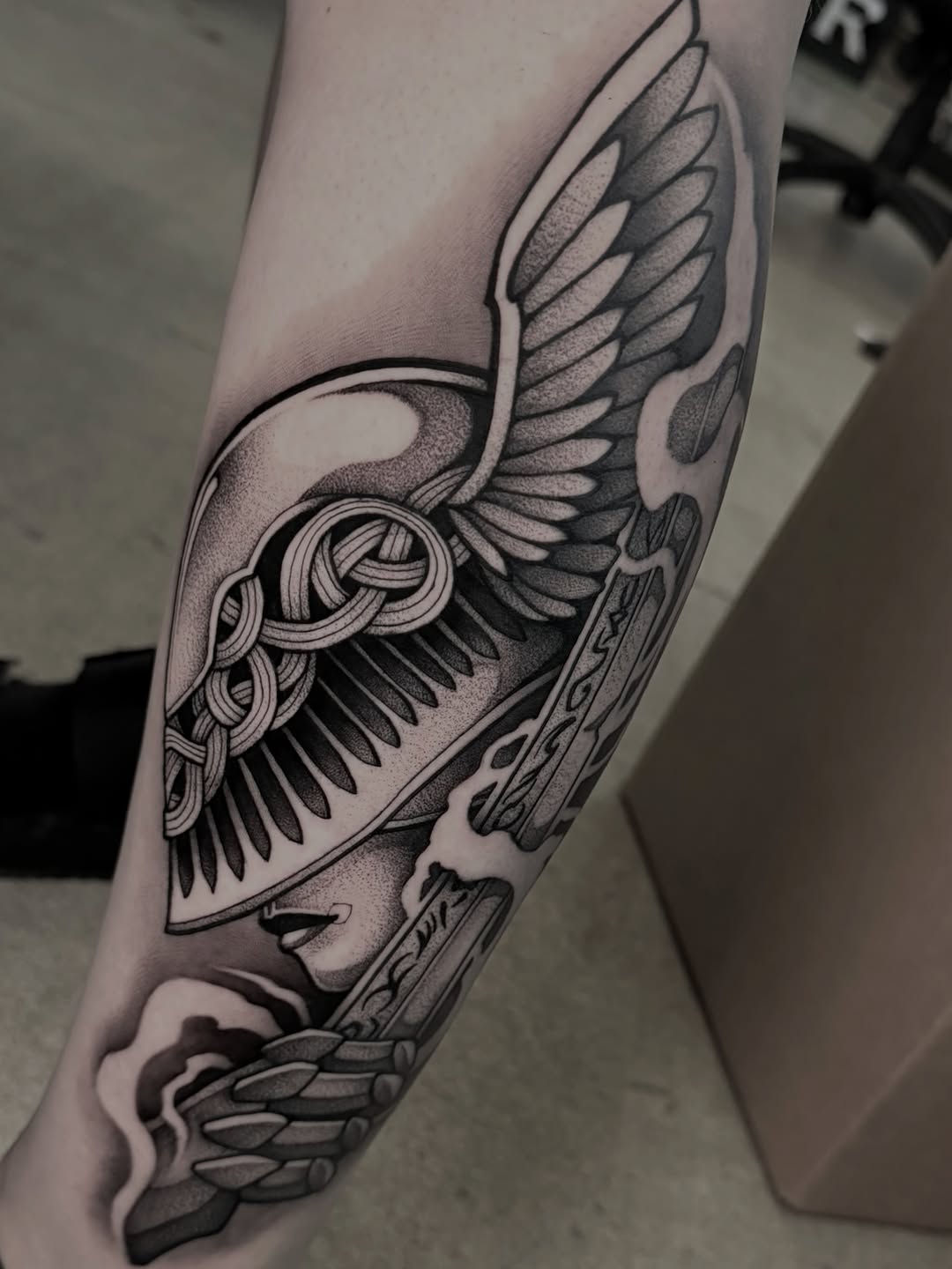 Tattoo by @tattoos_by_bear — black_and_grey, realism