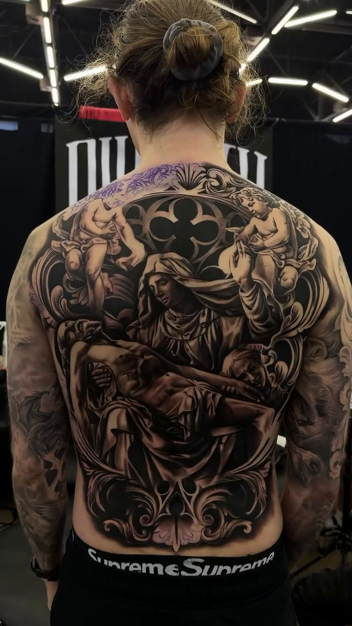 Tattoo by @tattoosbyivang — japanese_irezumi, black_and_grey
