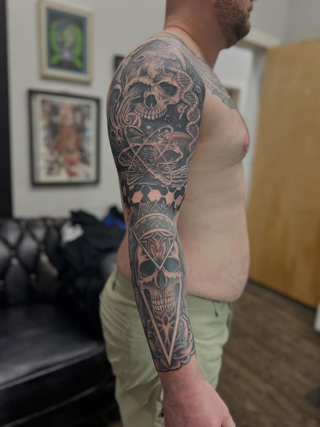 Tattoo by @aubswhit77 — realism, black_and_grey
