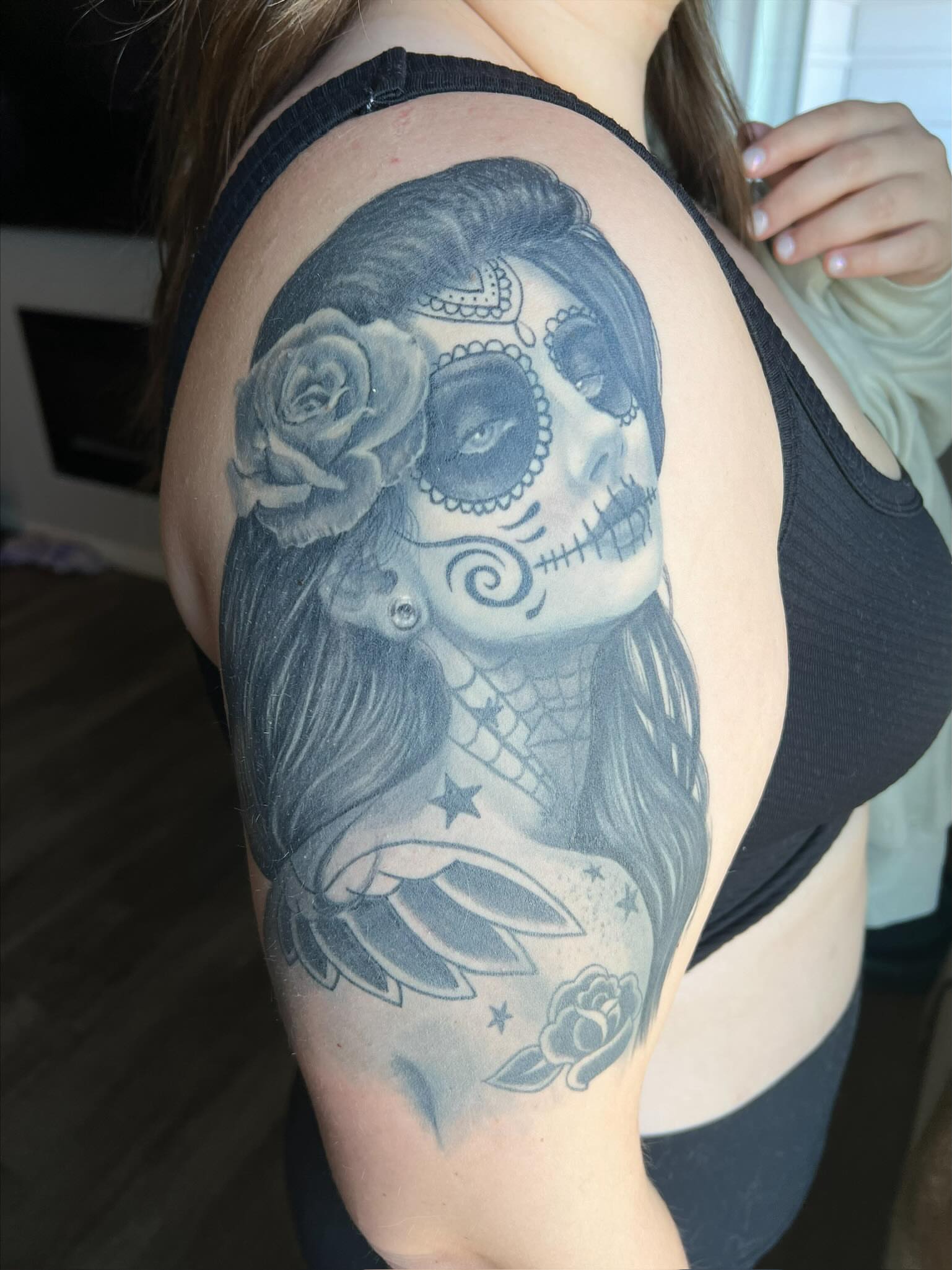 Tattoo by @artofmillion — black_and_grey