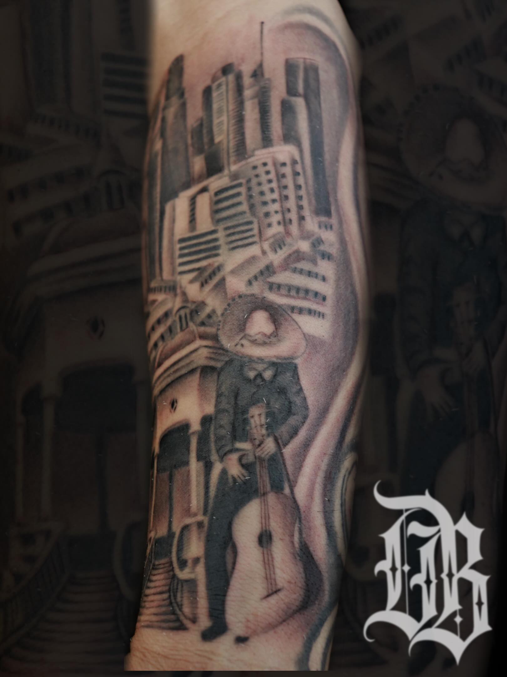 Tattoo by @dannyboy_tattz — realism, black_and_grey