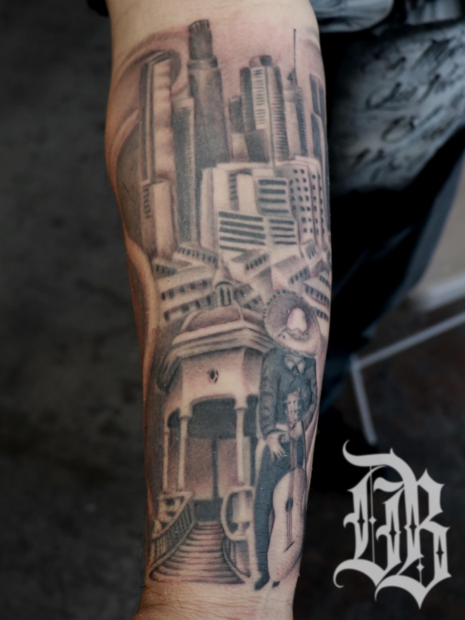 Tattoo by @dannyboy_tattz — black_and_grey, realism