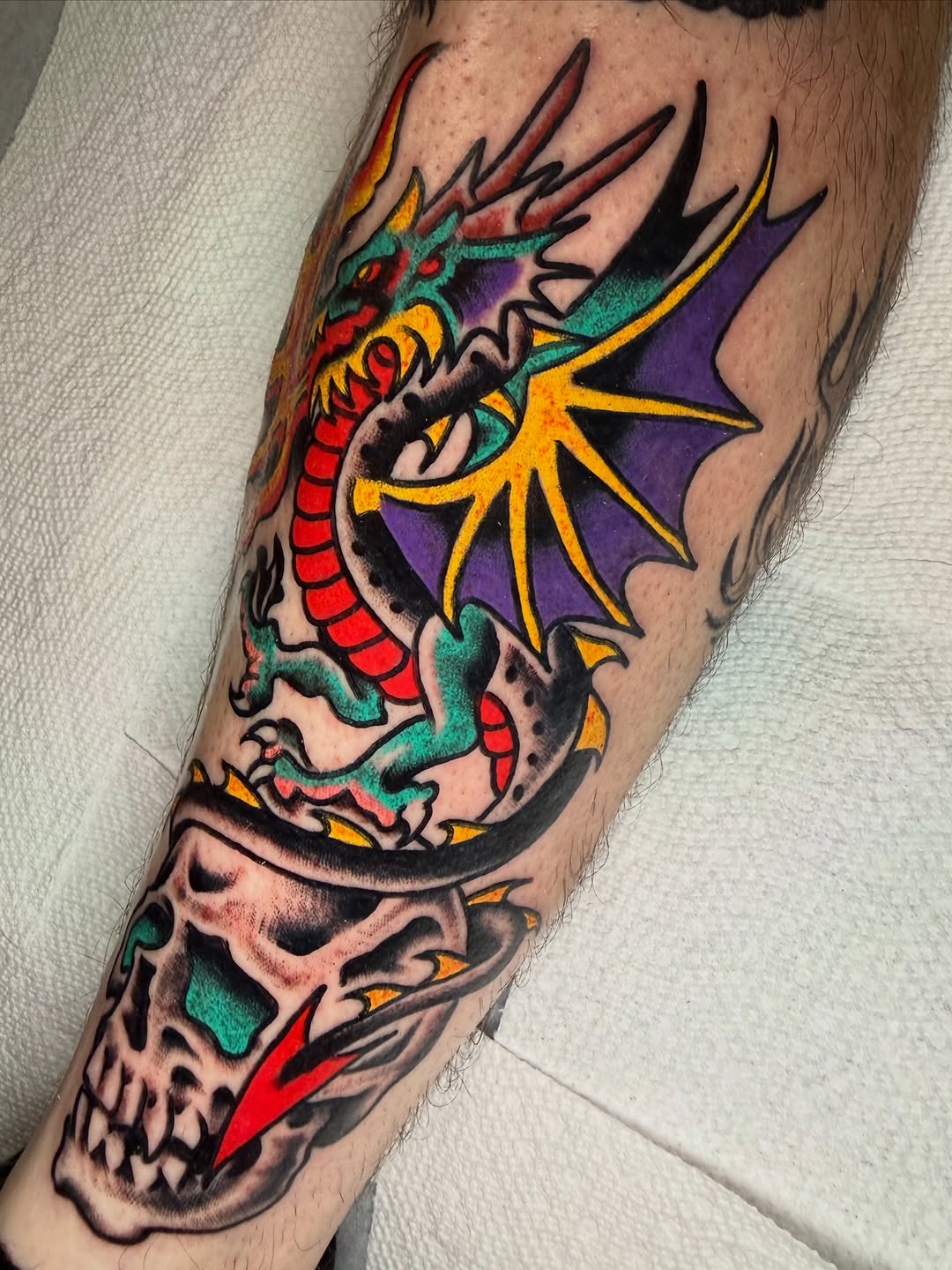 Tattoo by @mikedunntattoo — american_traditional, neo_traditional