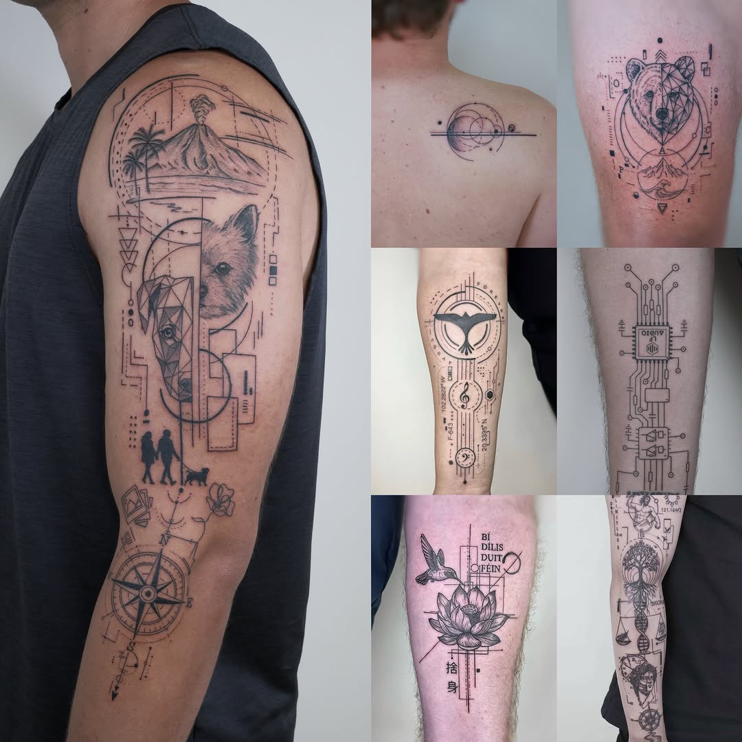 Tattoo by @jadyntattooer — geometric, fine_line