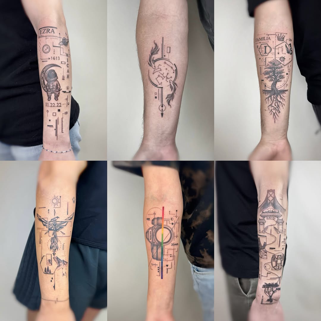 Tattoo by @jadyntattooer — fine_line, geometric