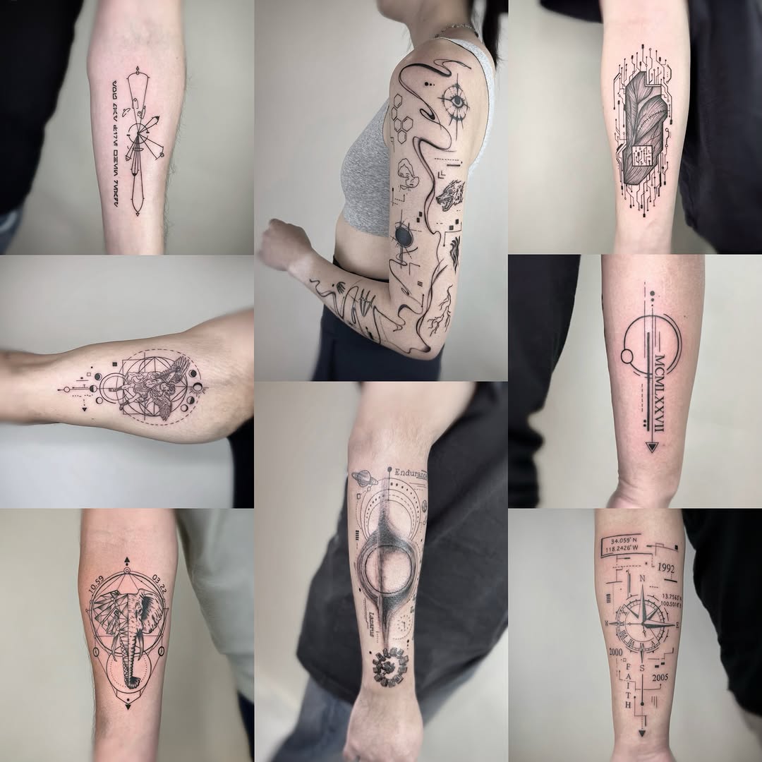 Tattoo by @jadyntattooer — geometric, fine_line