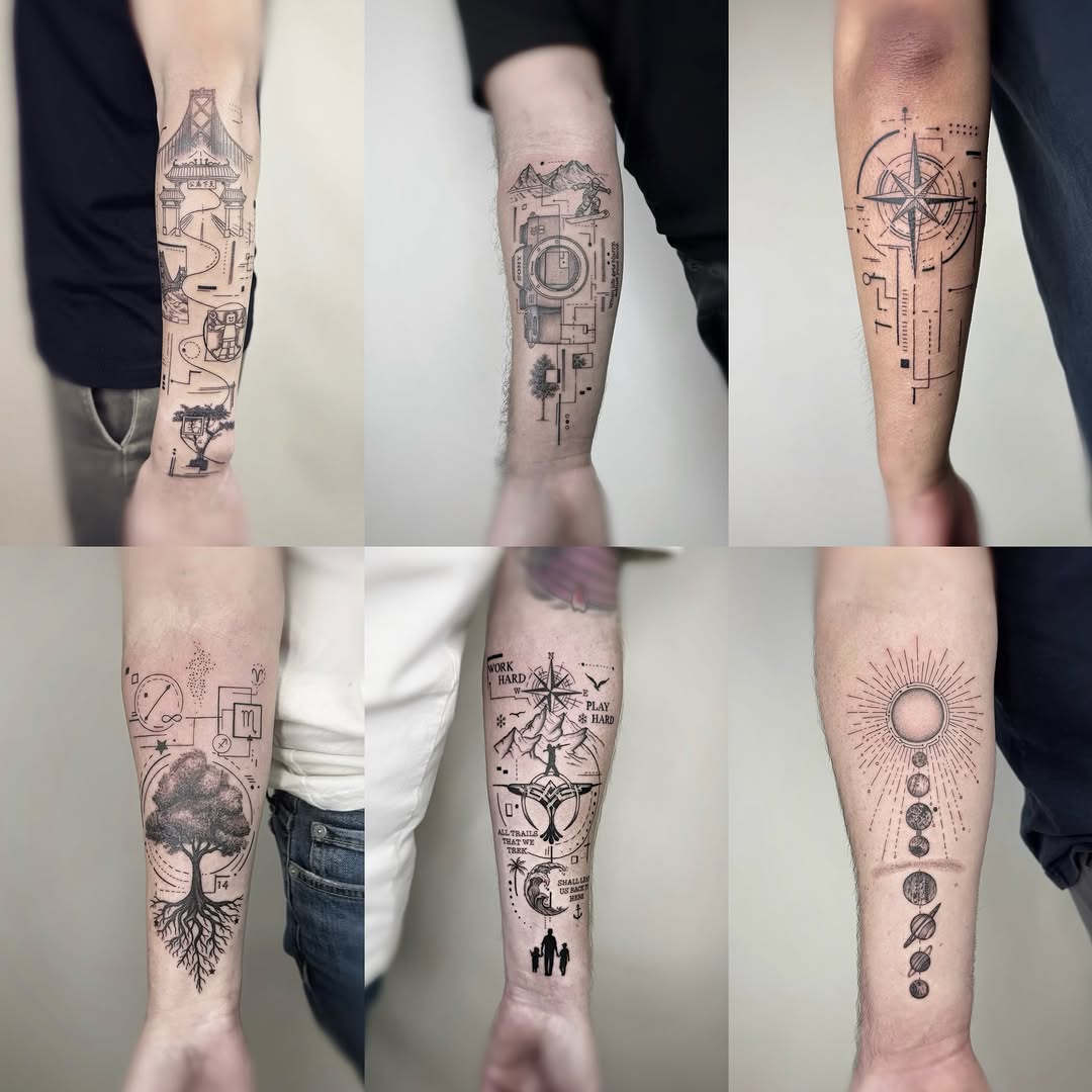 Tattoo by @jadyntattooer — geometric, black_and_grey