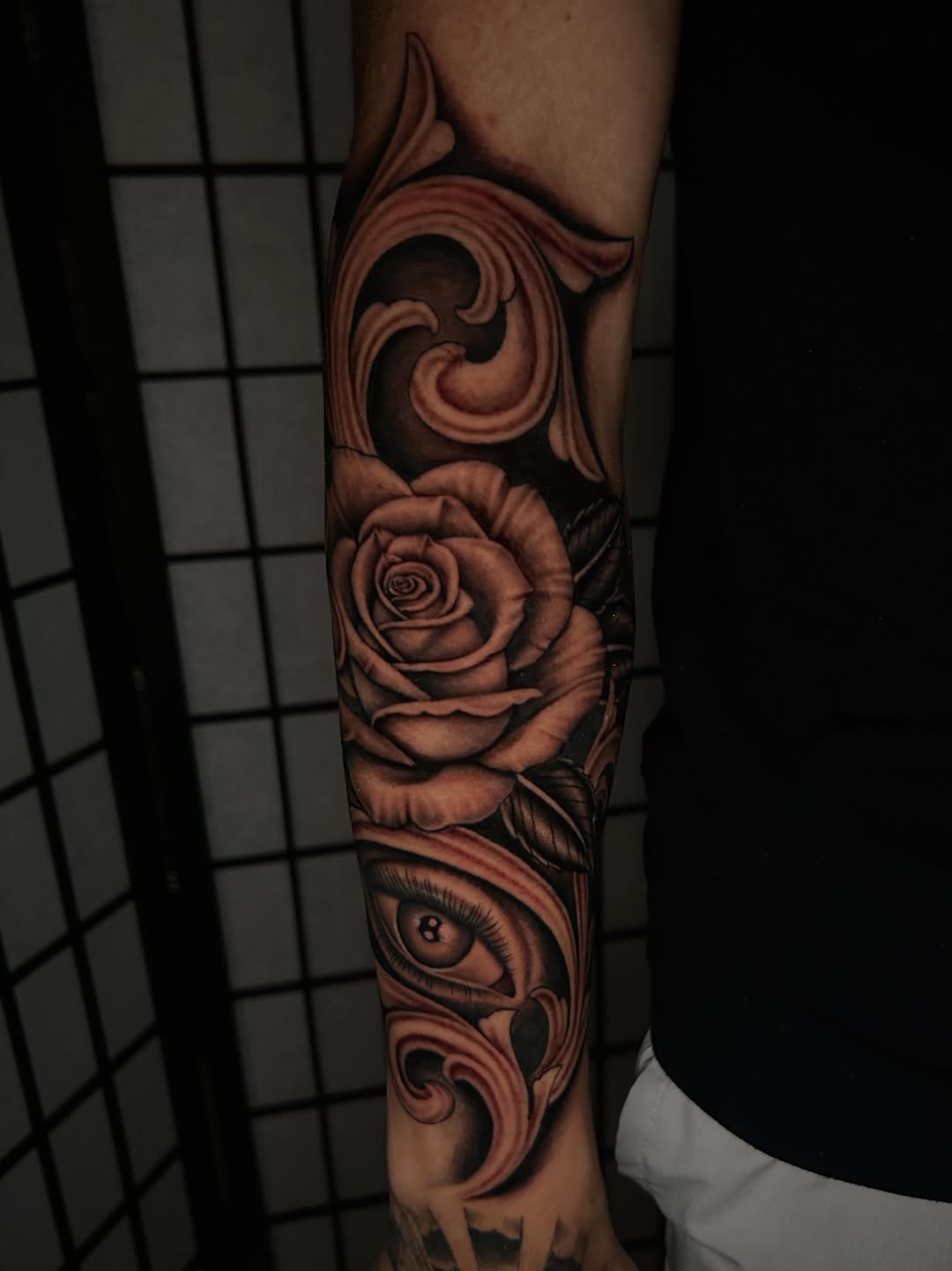 Tattoo work at Three Rivers Tattoo Convention 2026