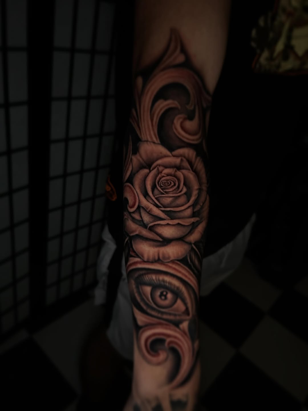 Tattoo work at Three Rivers Tattoo Convention 2026