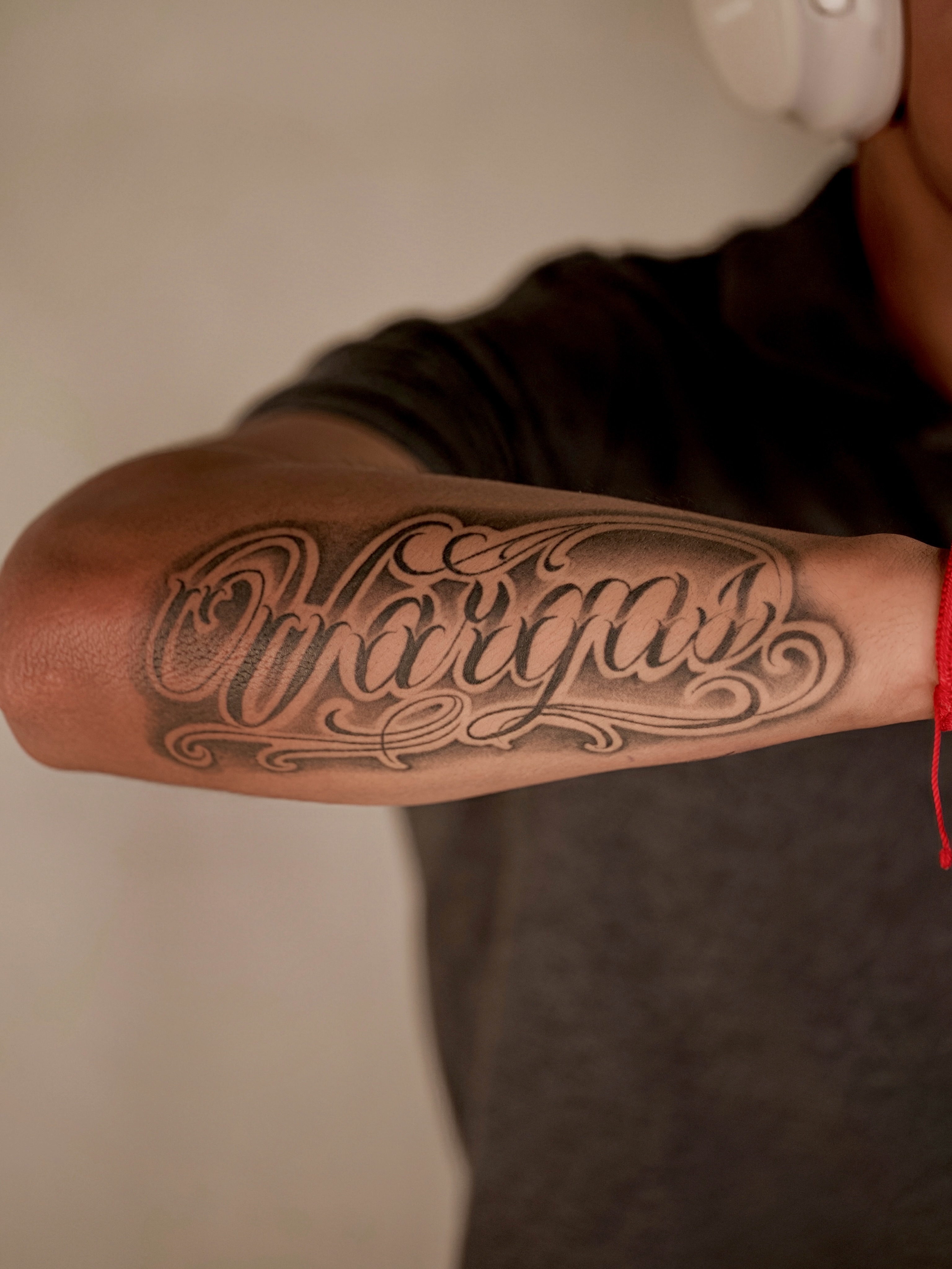 Tattoo by @d.w._modoink — lettering_script