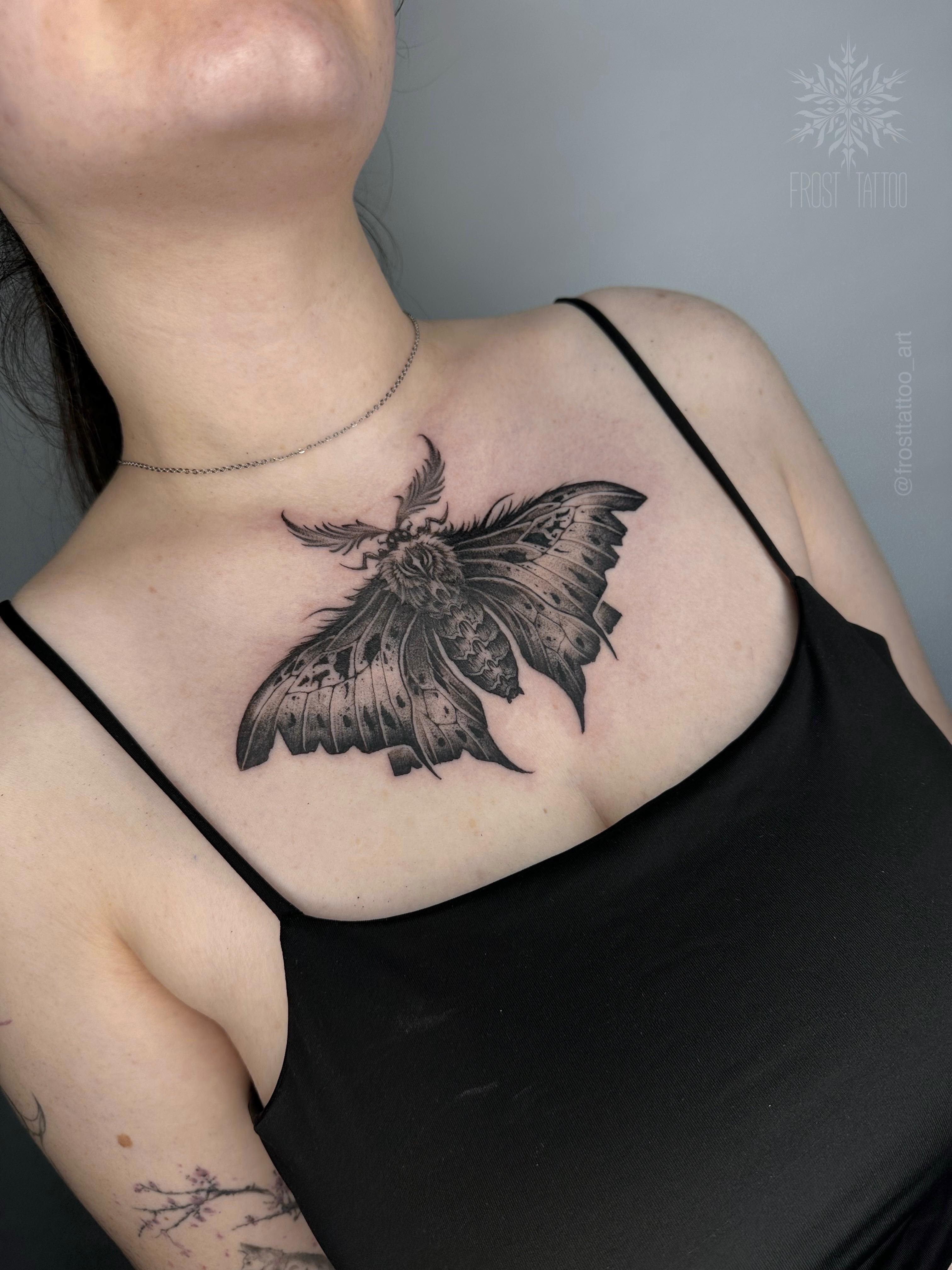 Tattoo by @frosttattoo_art — black_and_grey, realism