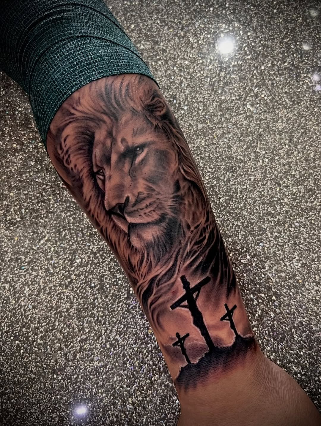 Tattoo by @aortiz_tattoos — realism, black_and_grey