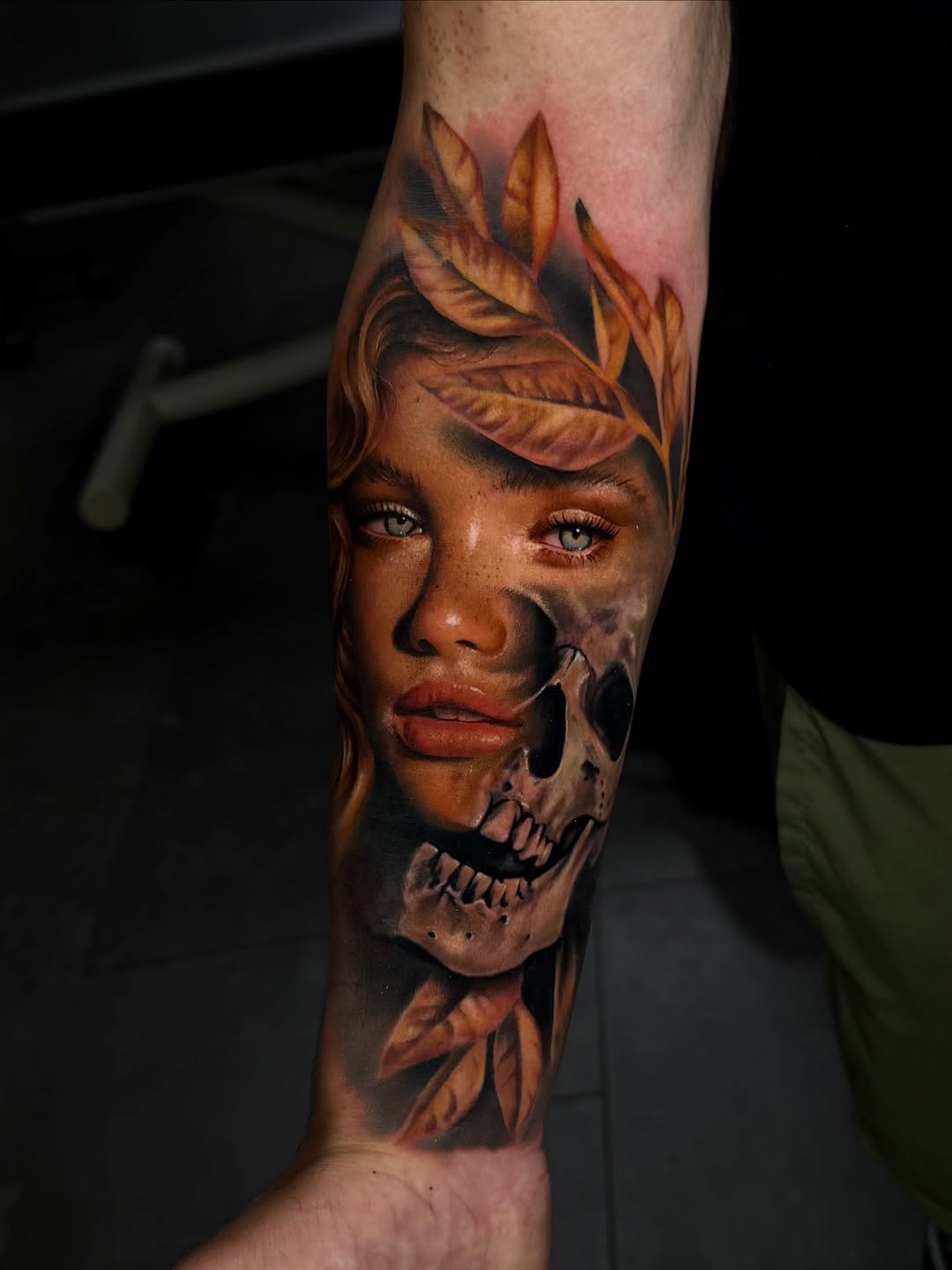 Tattoo by @leahross_tattoo — realism, dark_realism