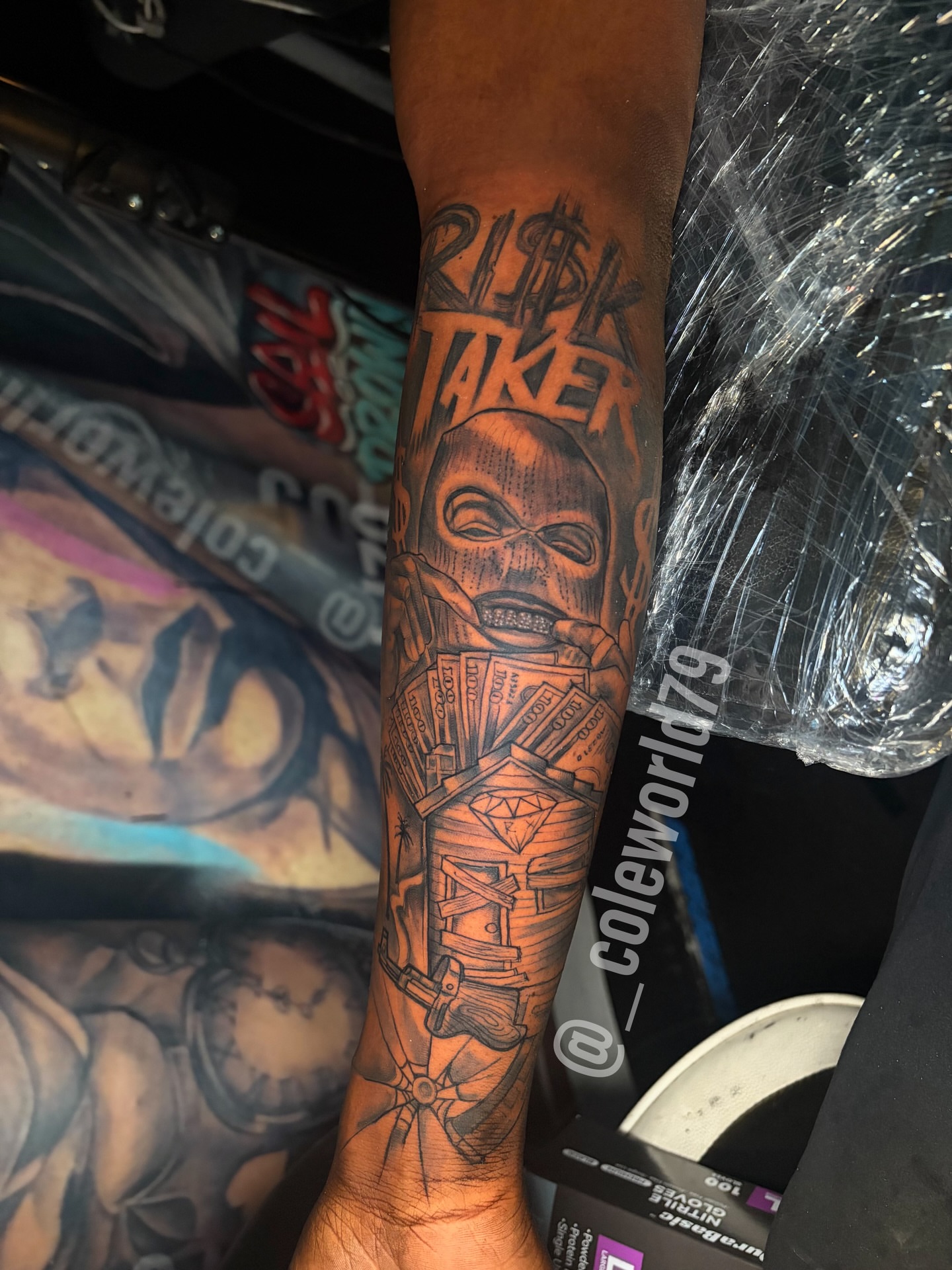 Tattoo by @_coleworld79 โ american_traditional, black_and_grey