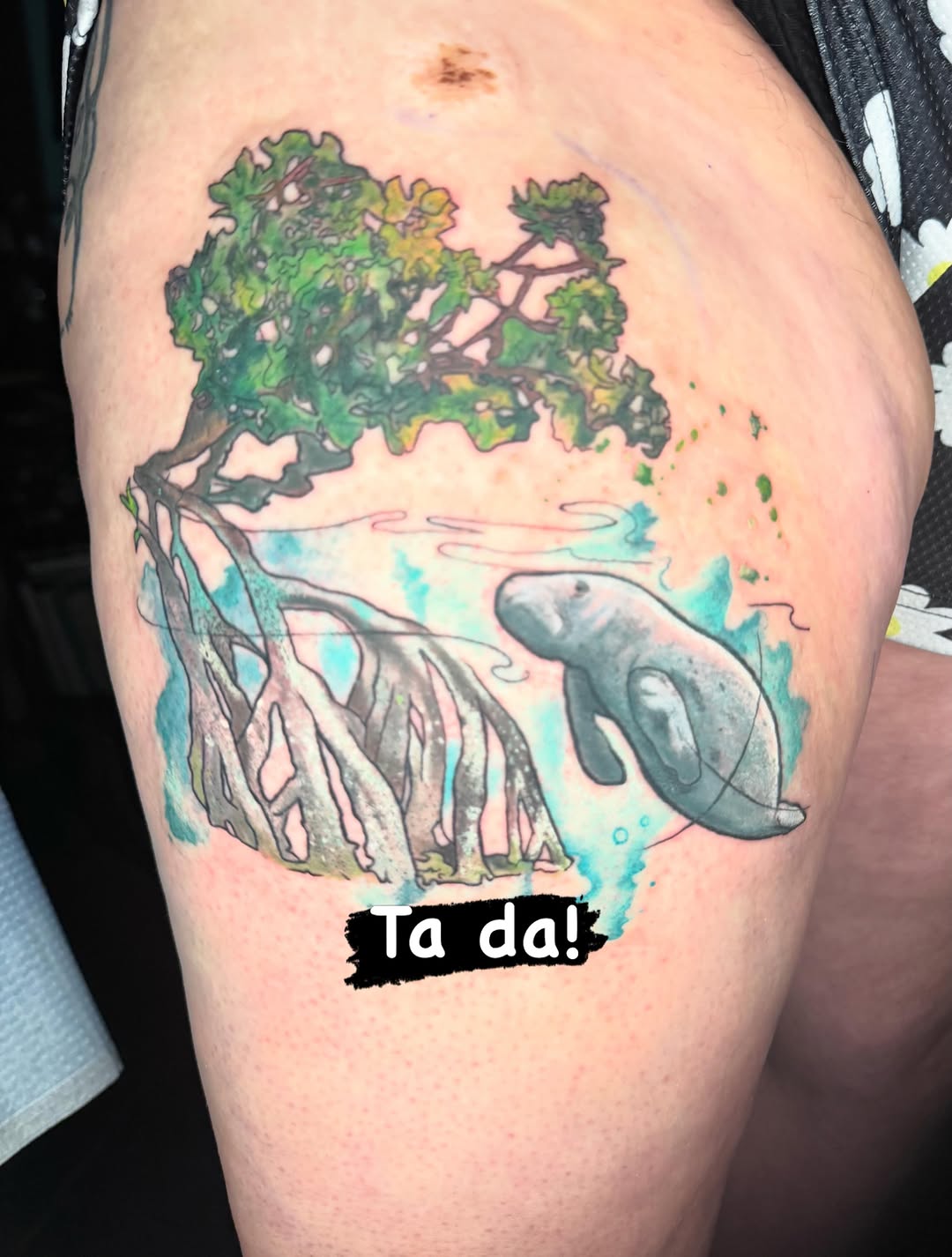 Tattoo by @petal.and.pigment.tattoos — illustrative, watercolor