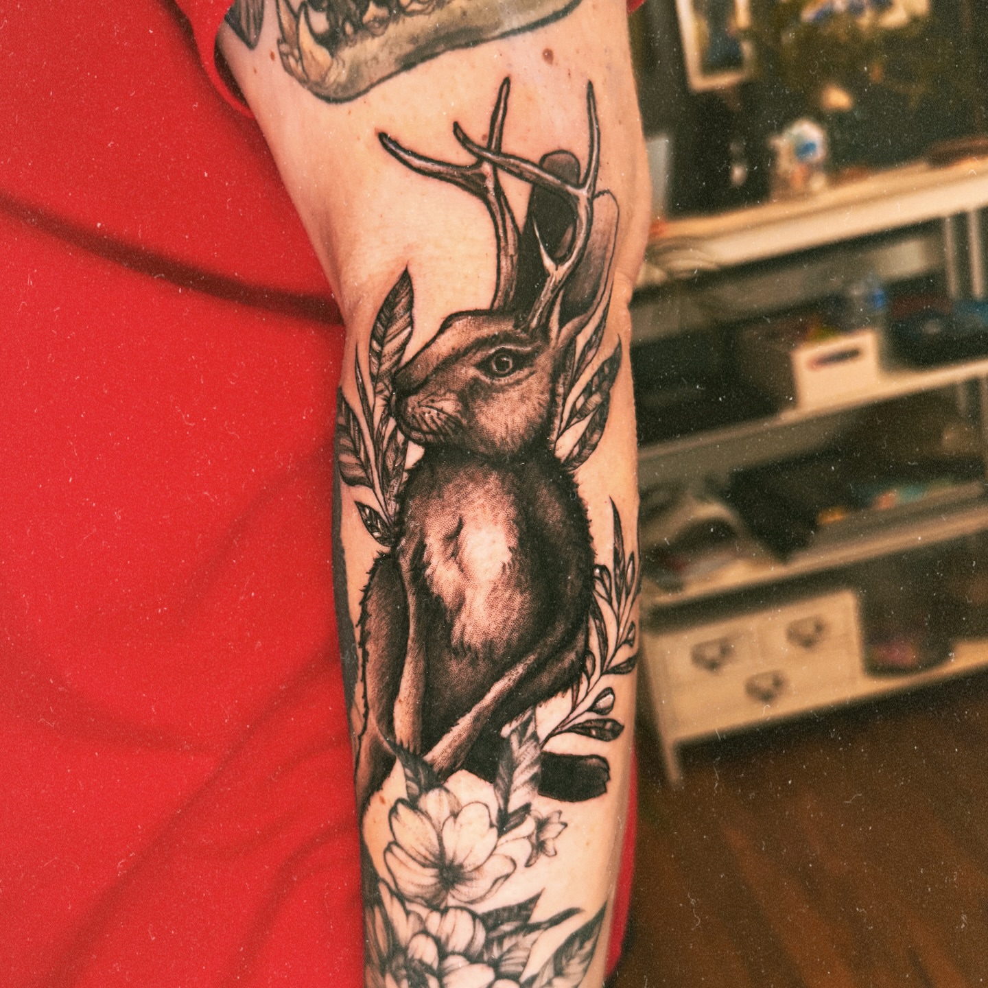 Tattoo by @eric_inks — black_and_grey, realism