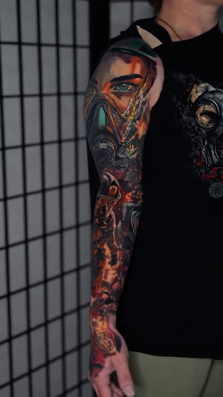 Tattoo work at Virginia Beach Tattoo Festival 2026