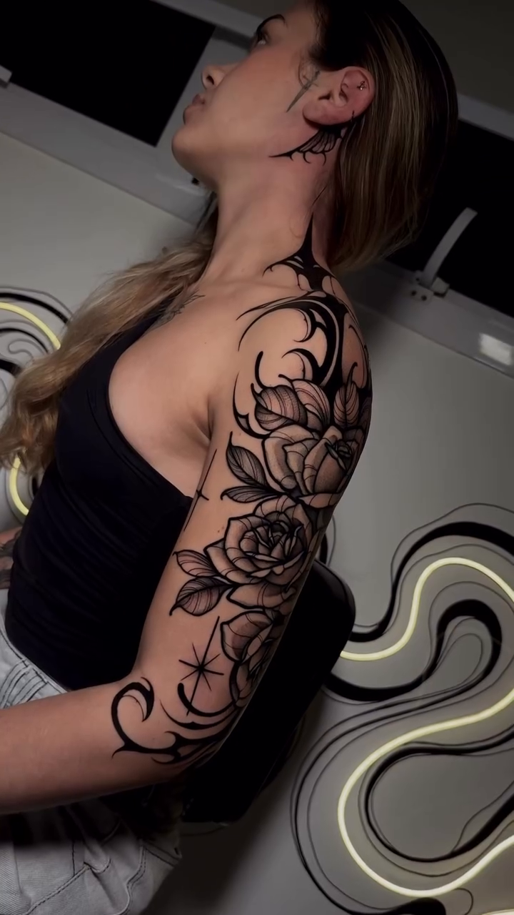 Tattoo by @blattattoo — fine_line, black_and_grey