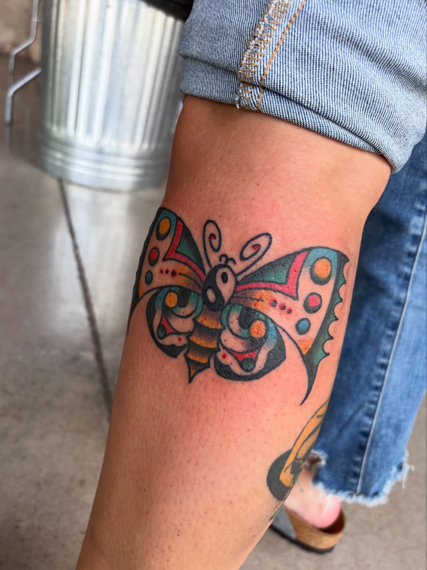 Tattoo by @rest_press — dotwork
