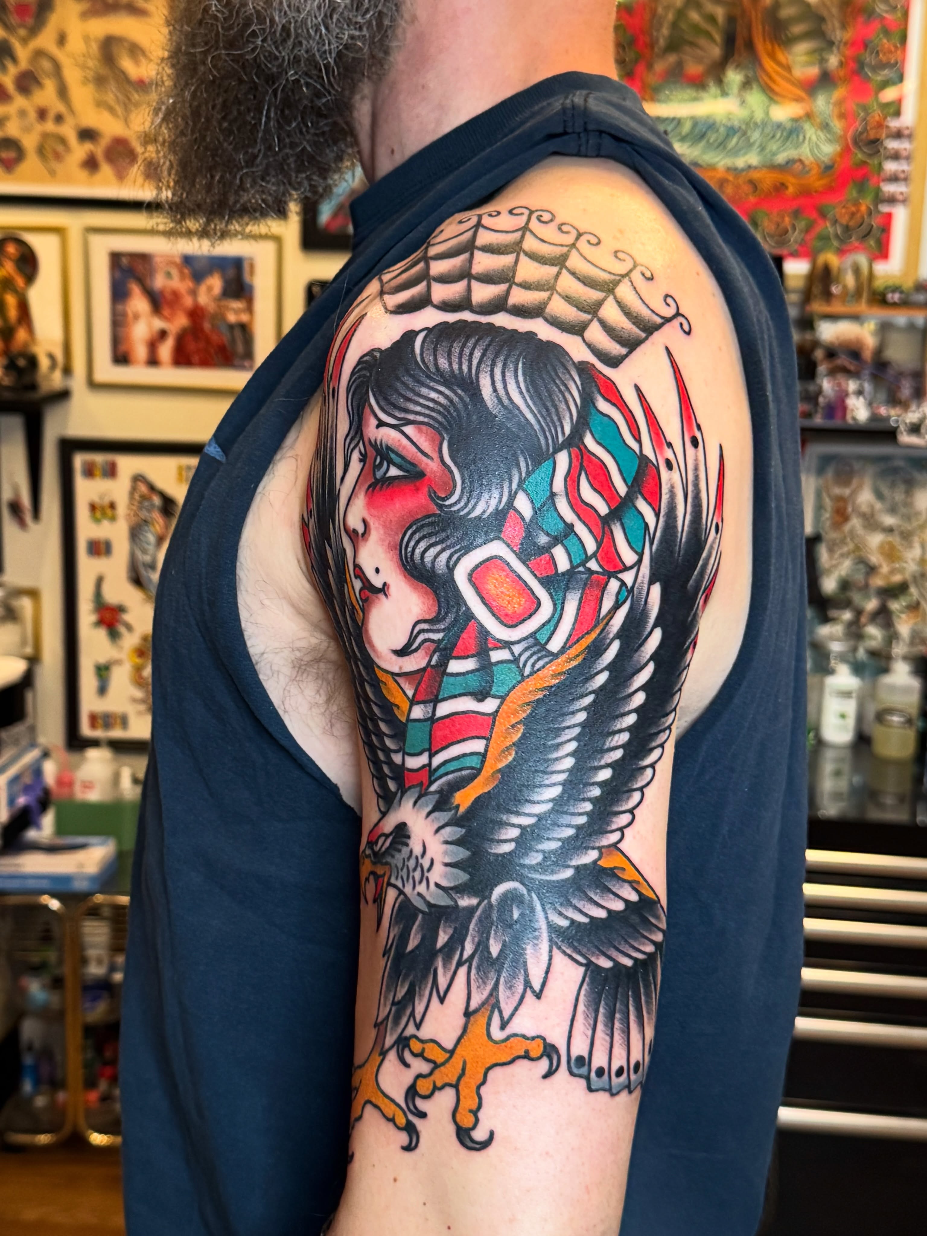 Tattoo by @dustinf_tattoo — american_traditional