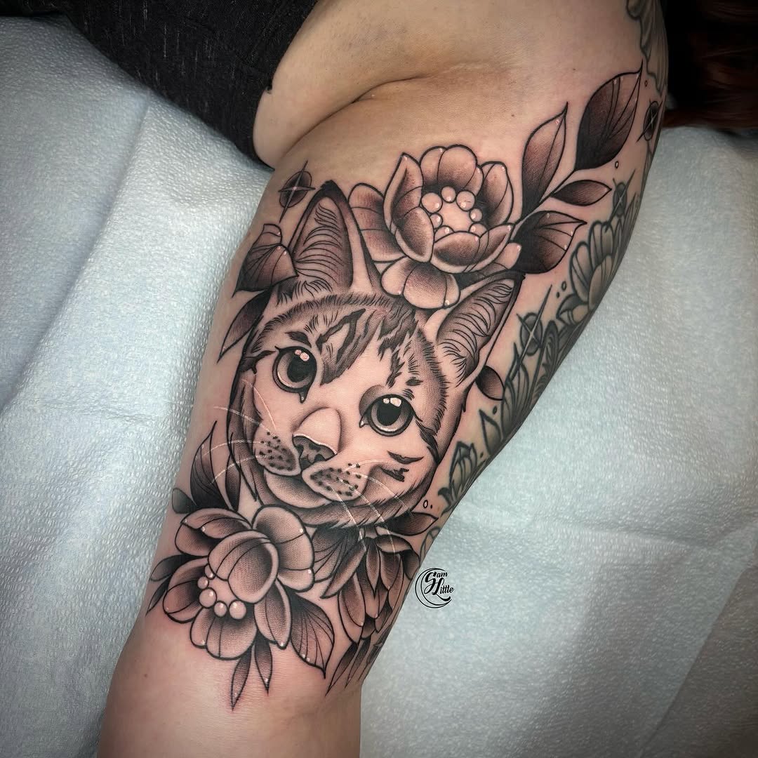 Tattoo by @samjlittle โ black_and_grey, realism