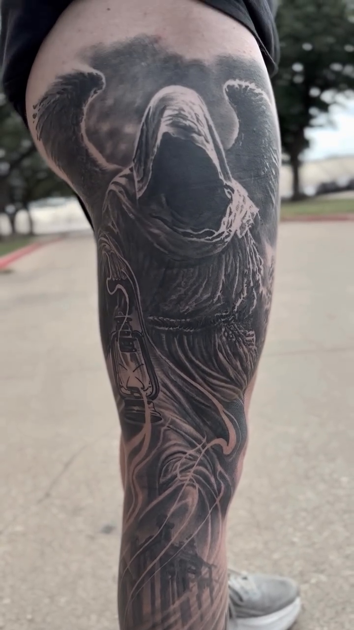 Tattoo by @etgaroak — dark_realism, black_and_grey