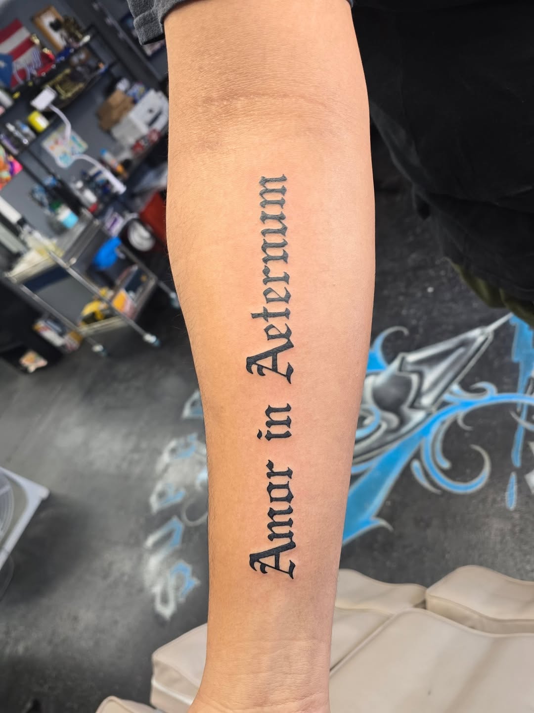 Tattoo by @madxtattoos — lettering_script