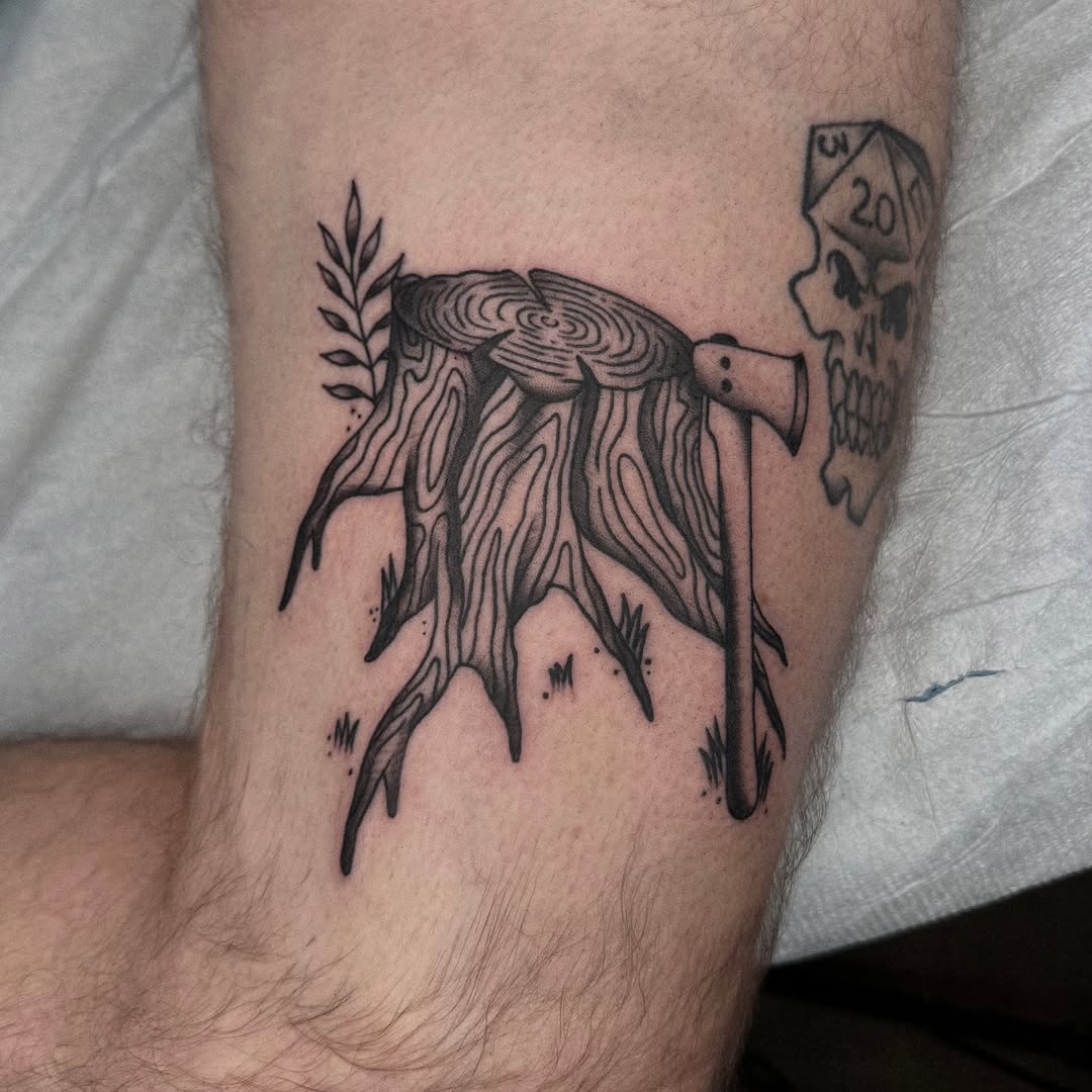 Tattoo by @baby__ugly — black_and_grey, realism