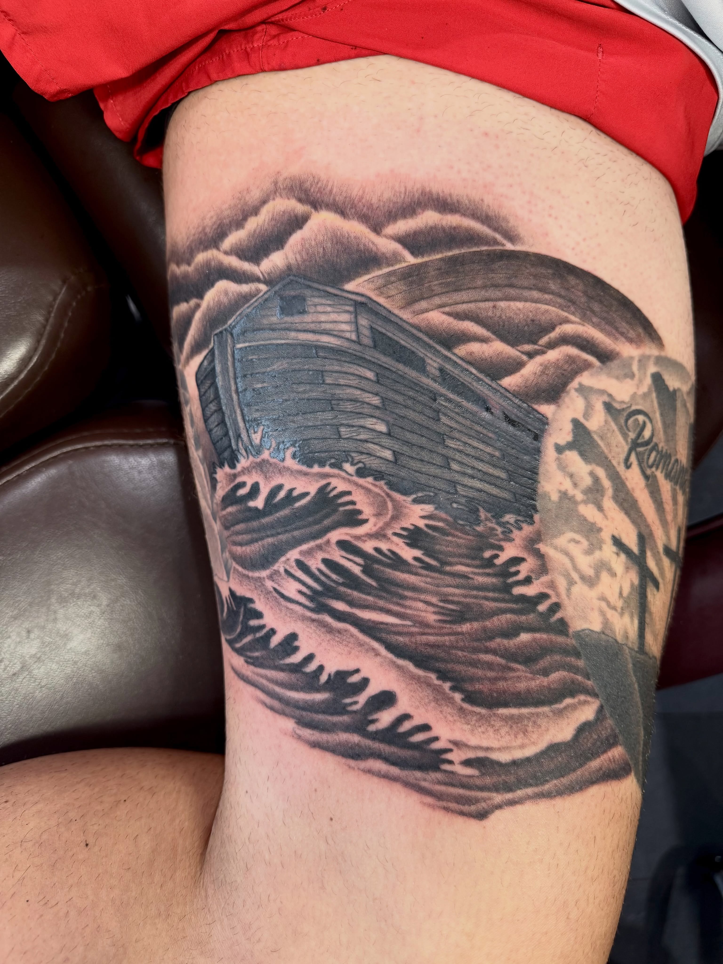 Tattoo by @kaketatts — realism, black_and_grey