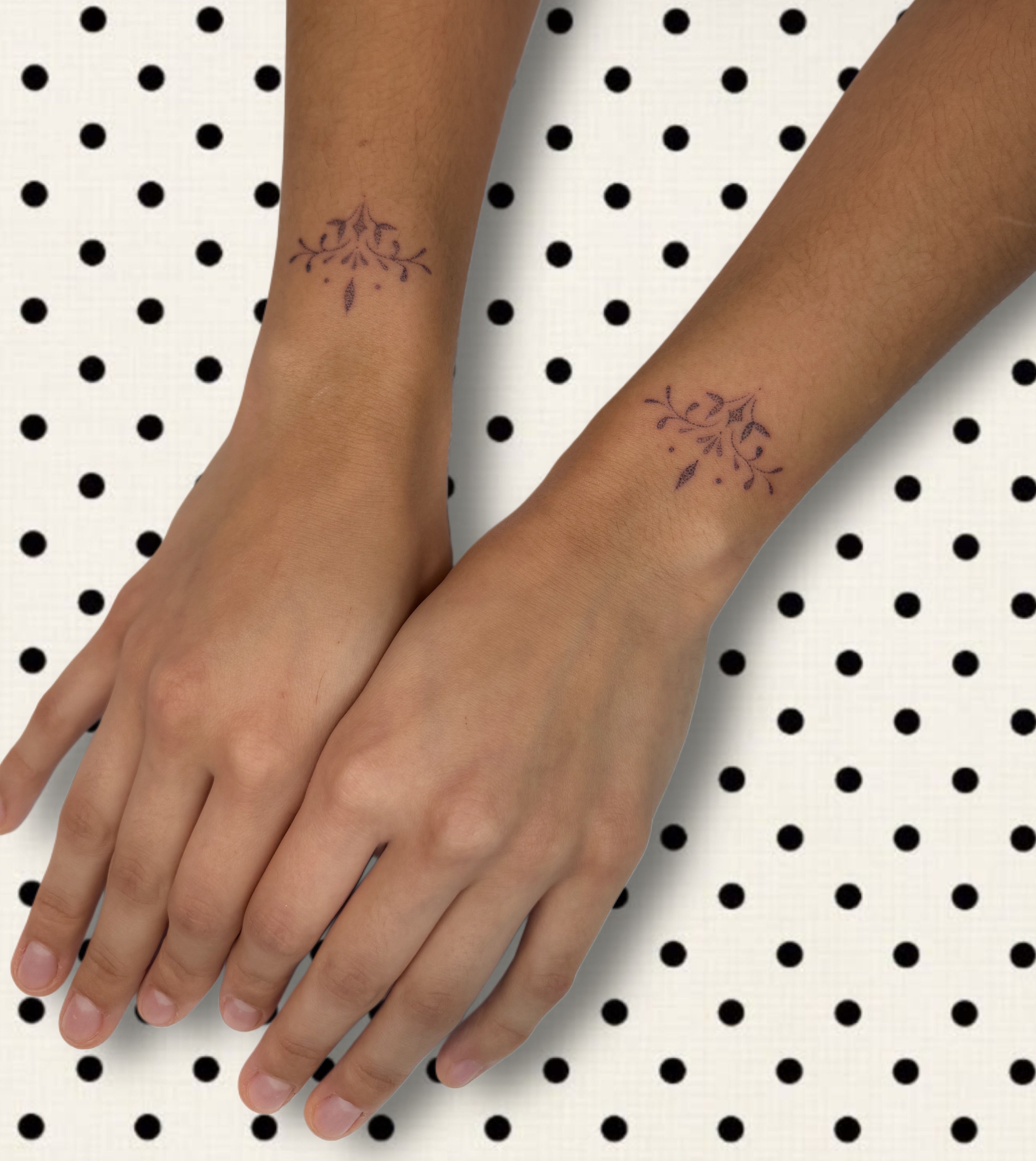 Floral vine fine line tattoo on the forearm by : *✧･ﾟ:* camryn  *:･ﾟ✧: