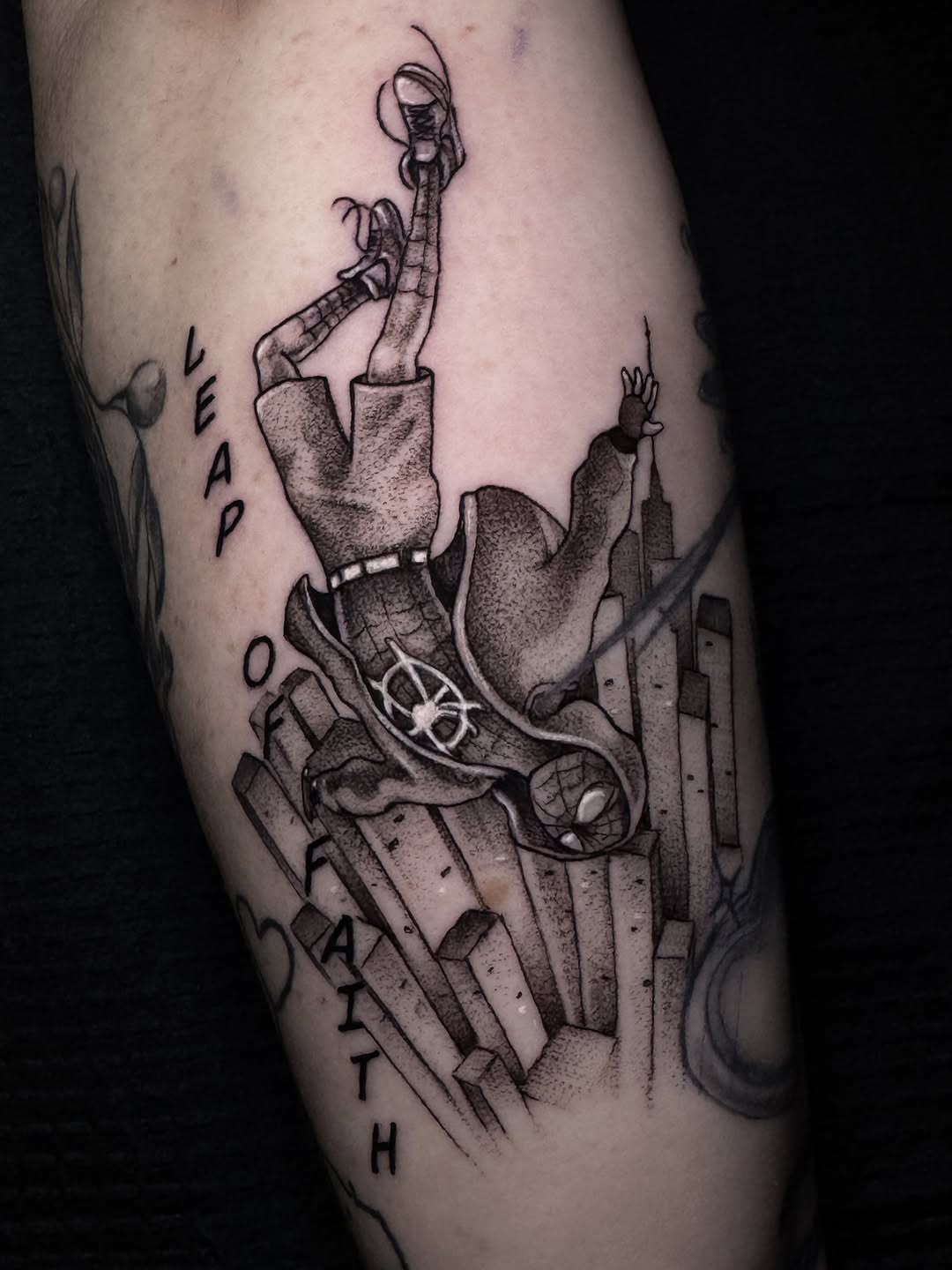 Tattoo by @cristenaro.tattooer — black_and_grey, realism