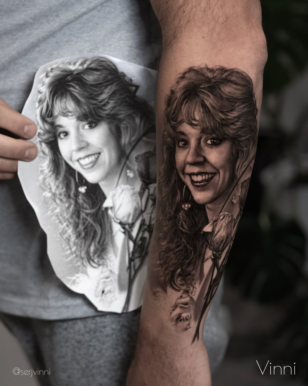 Tattoo by @serjvinni — realism, black_and_grey