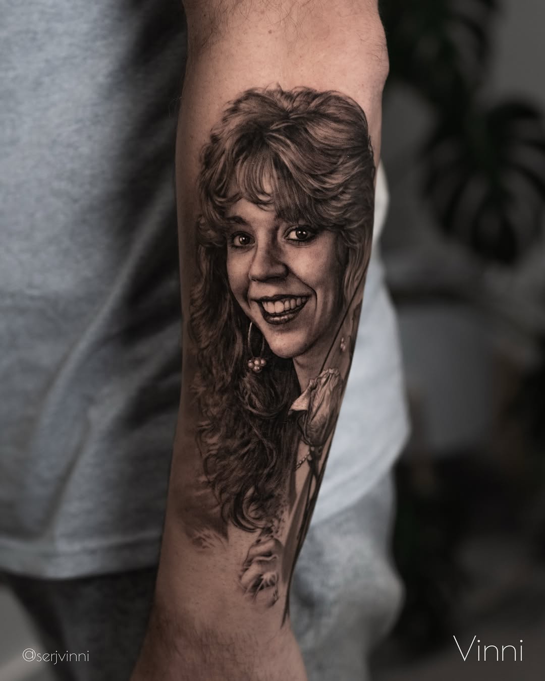 Tattoo by @serjvinni — realism, black_and_grey