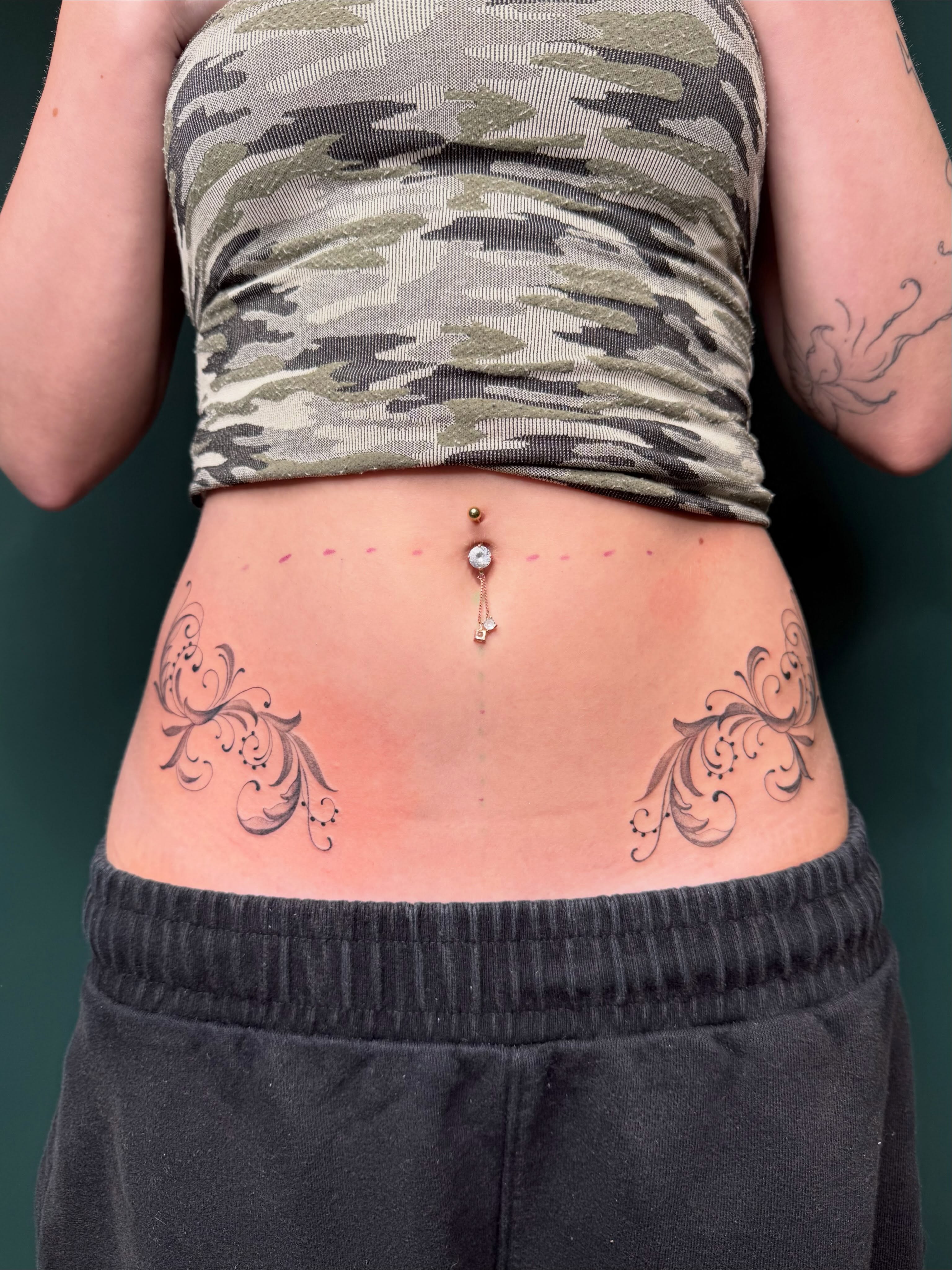 Tattoo by @emmaloutattooxx — black_and_grey